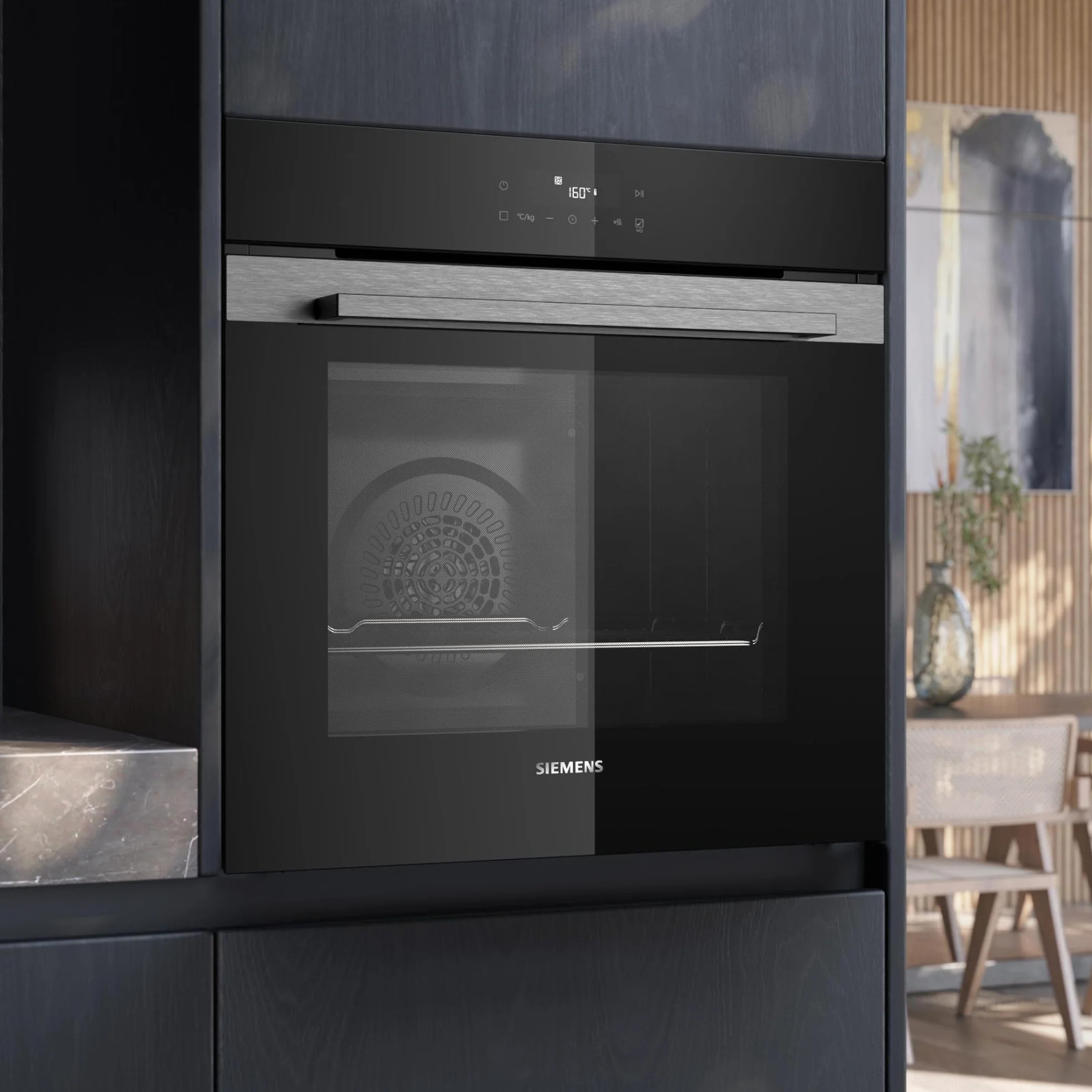 Siemens iQ300 Horno HB514AER4 humidClean perfectCooking 3D negro