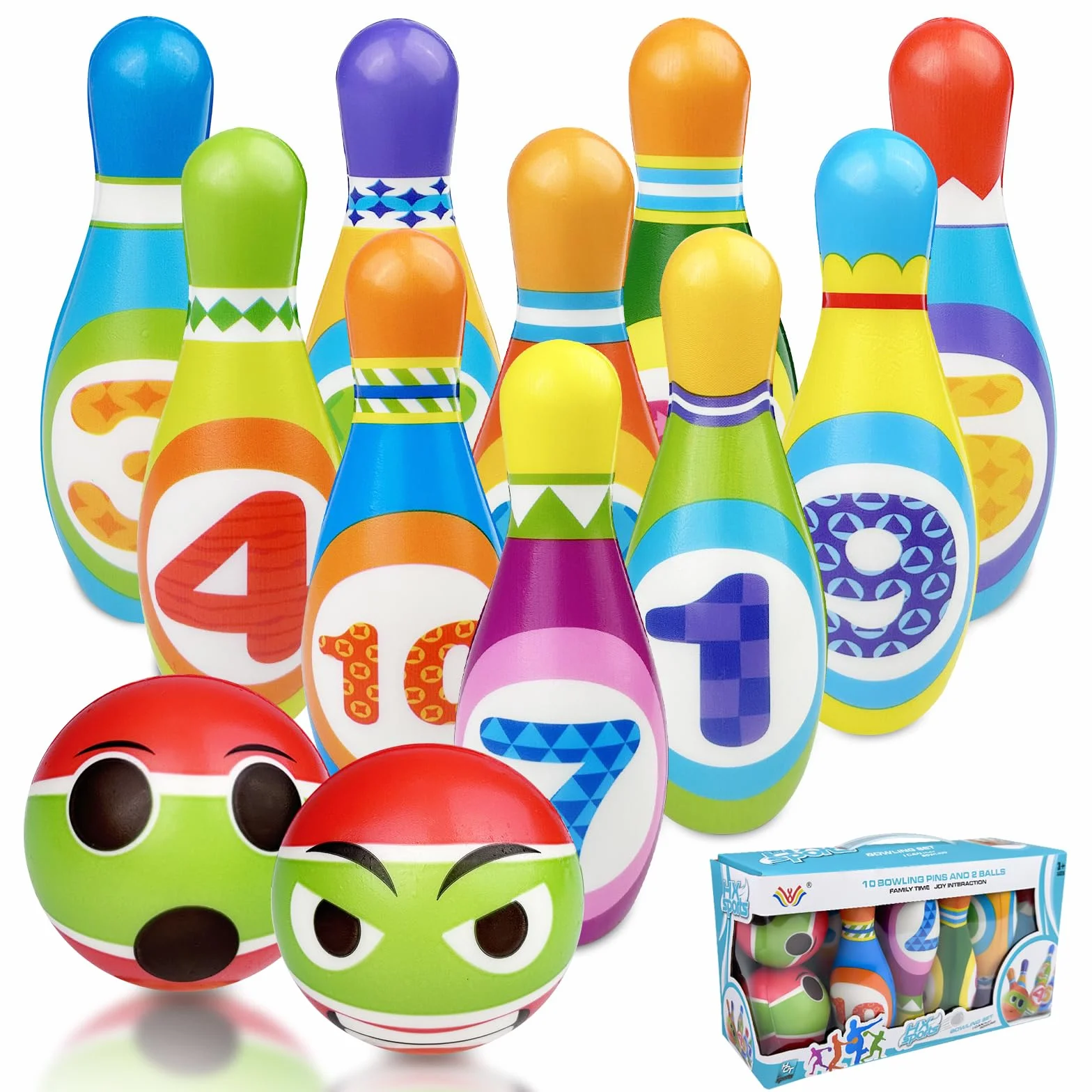 Bolos Infantiles Juego Niños 3 Años 12Pcs Juguetes Montessori 3 4 5 6 Años