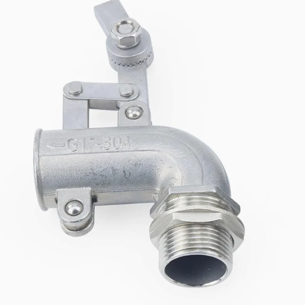 Válvula de flotador ajustable SUS 304 - Válvula de bola con codo de 90 grados for tanque de agua y cisterna - Múltiples tamaños de puerto