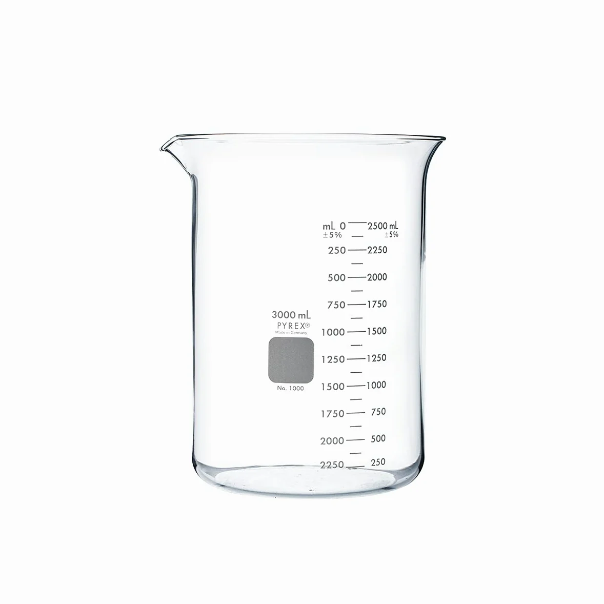 Pyrex 1000-3L Pyrex 1000-3L Brand 1000 Griffin Low-Form Beaker