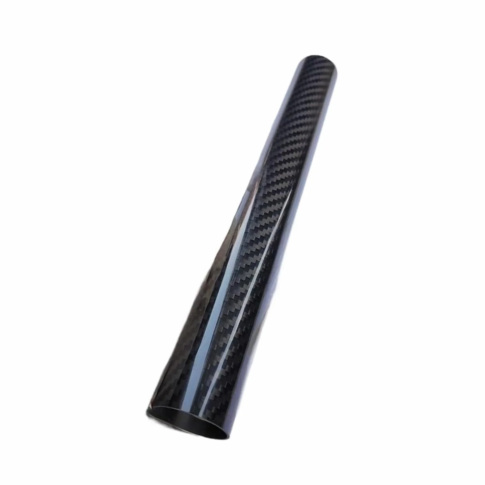 Tubo de sarga de fibra de carbono 3k puro de 20-57 mm de diámetro interior, mate/brillante, for soporte de tienda de campaña (1 unidad)(Black,60x57x1000mm)