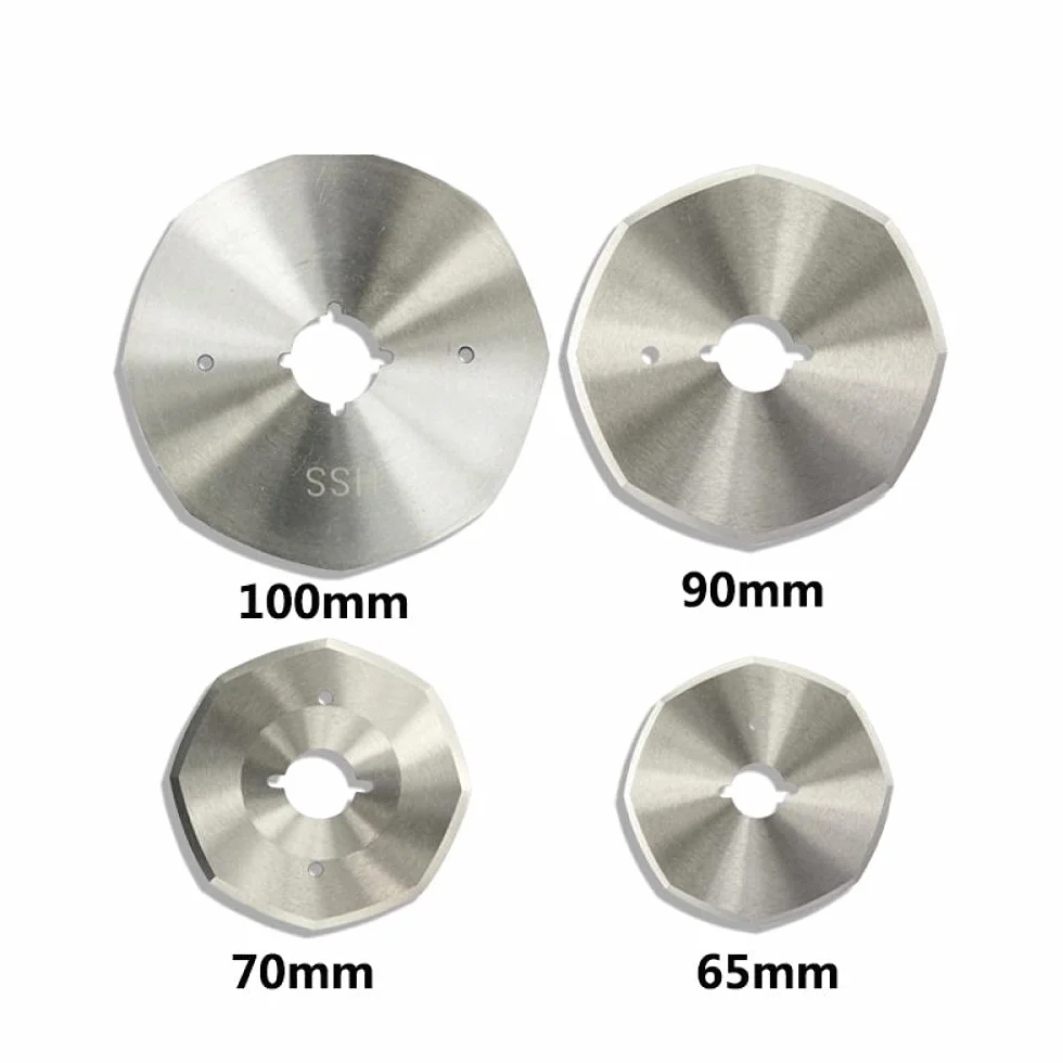 Disco de corte circular HSS 65-100mm para máquina de corte de tela