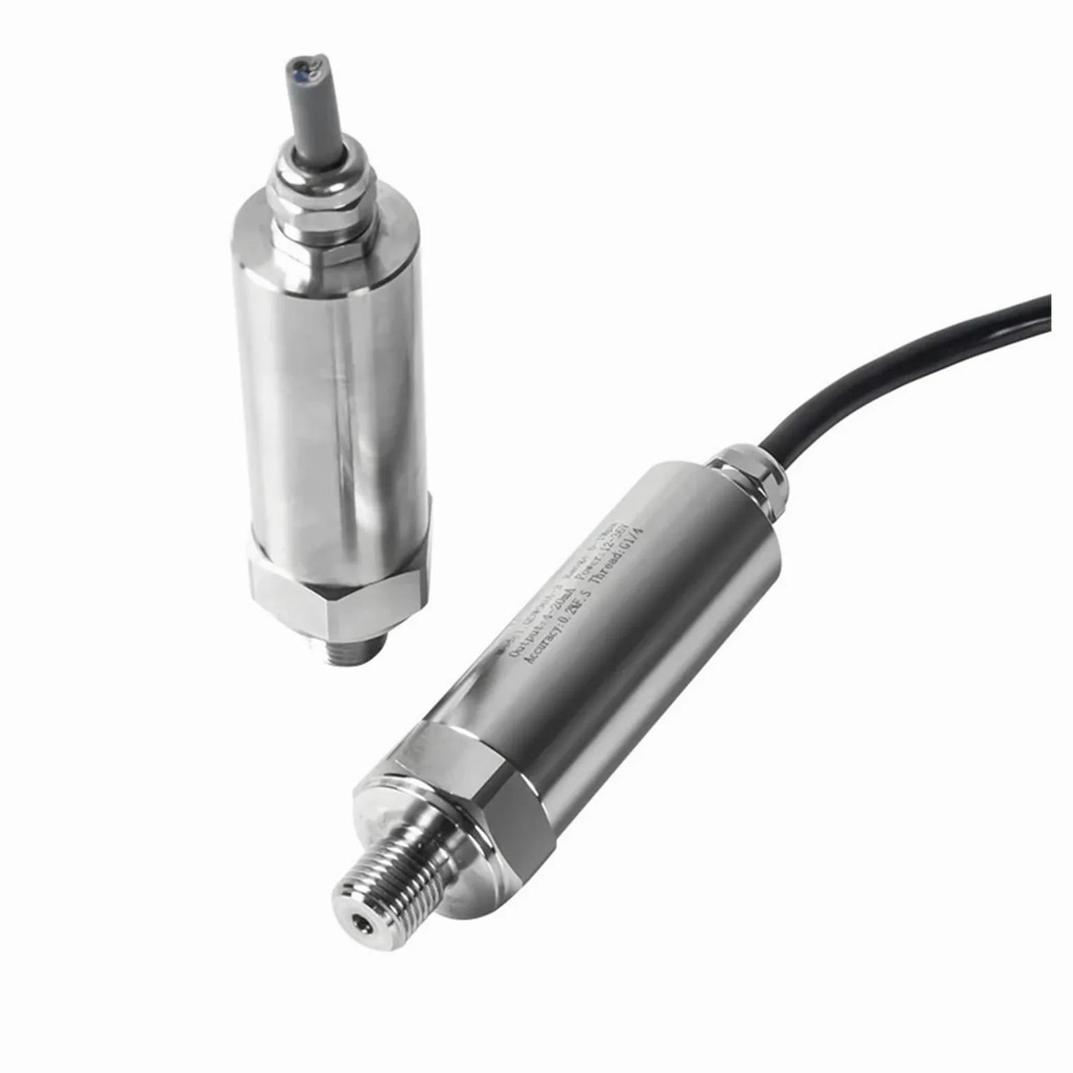 Convertidor de Sensor de transmisor de presión a prueba de agua, Cable de Sensor absoluto de salida rs485 de 4-20mA(0-10V output,0-50bar)