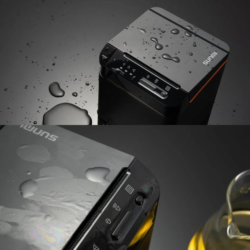 SUNMI Cloud Printer - Impresora Tickets 80mm - Papel Térmico 80 mm - Impresora Termica sin Tinta - Corte Automático - Conexión USB, RJ11, Wifi y Bluetooth - Velocidad de Impresión 250 mm/s