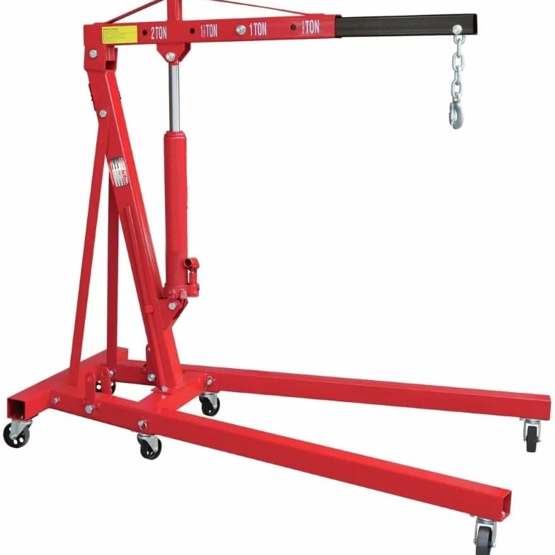 Grúa hidráulica Plegable 2 Toneladas, Marca