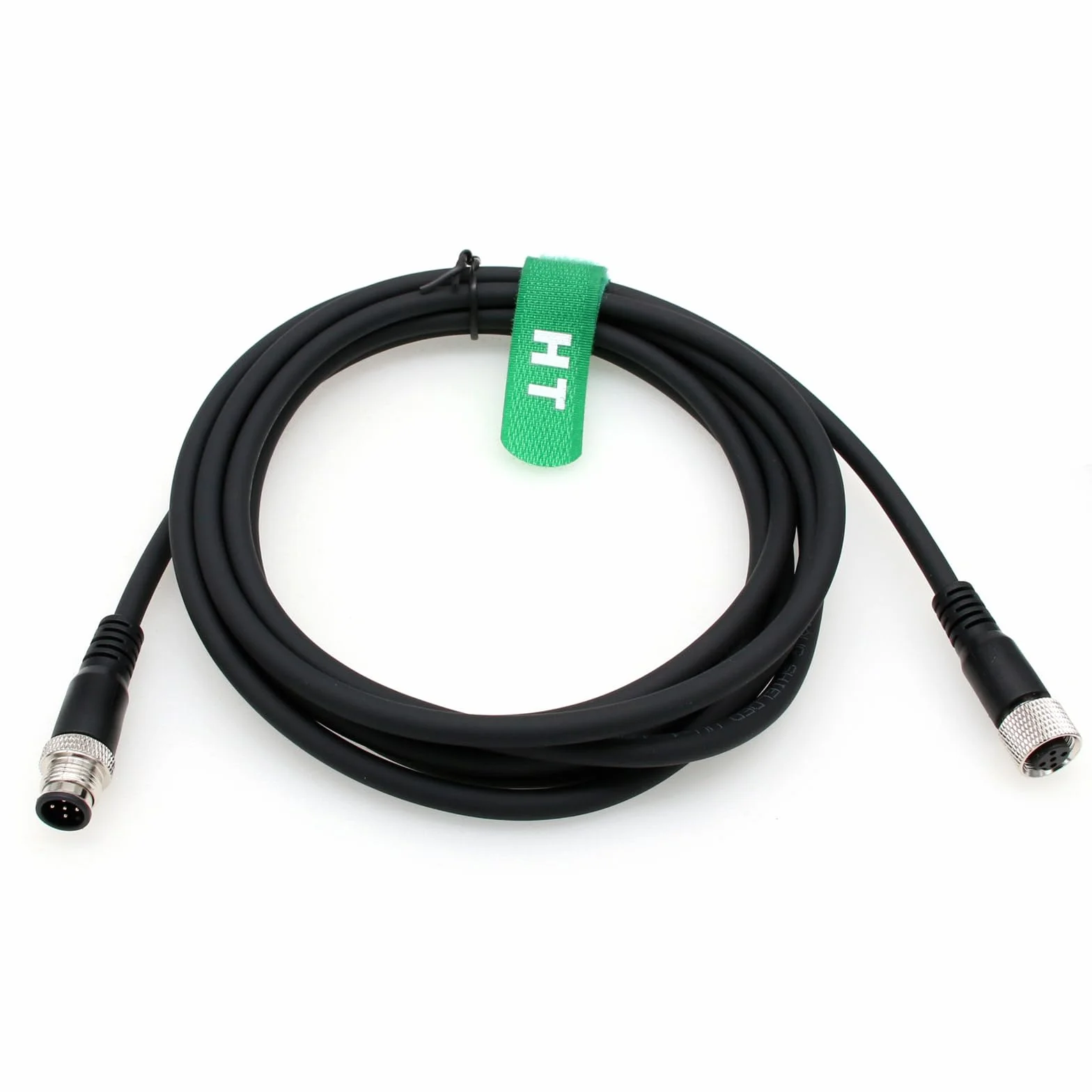 HangTon M12 A Código 5 Pin Macho a 5 Pin Hembra Actuador de Aviación Sensor Cable Blindado de Señal para Controles Industriales Dispositivo