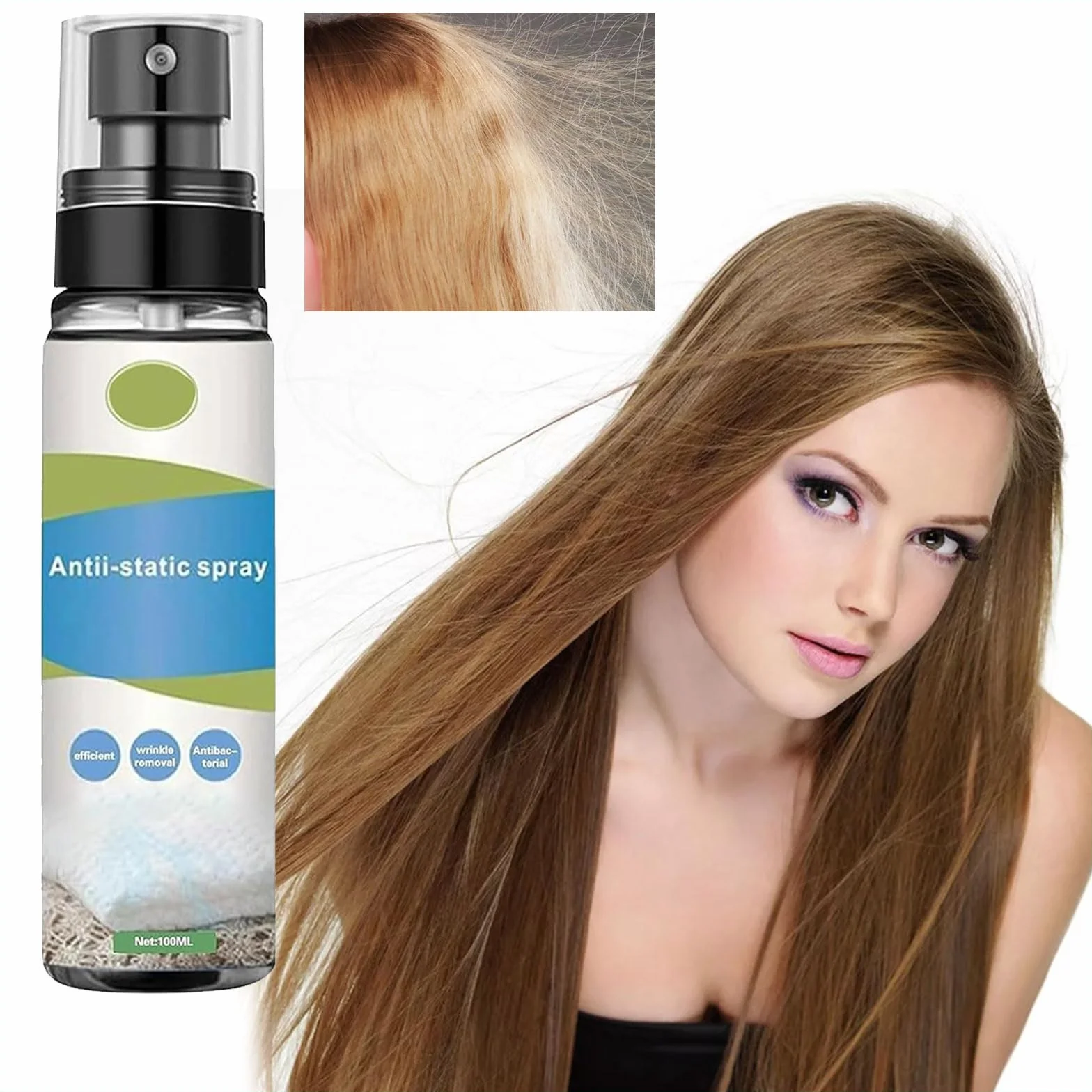 Spray Antiestático 100ml para Ropa y Muebles