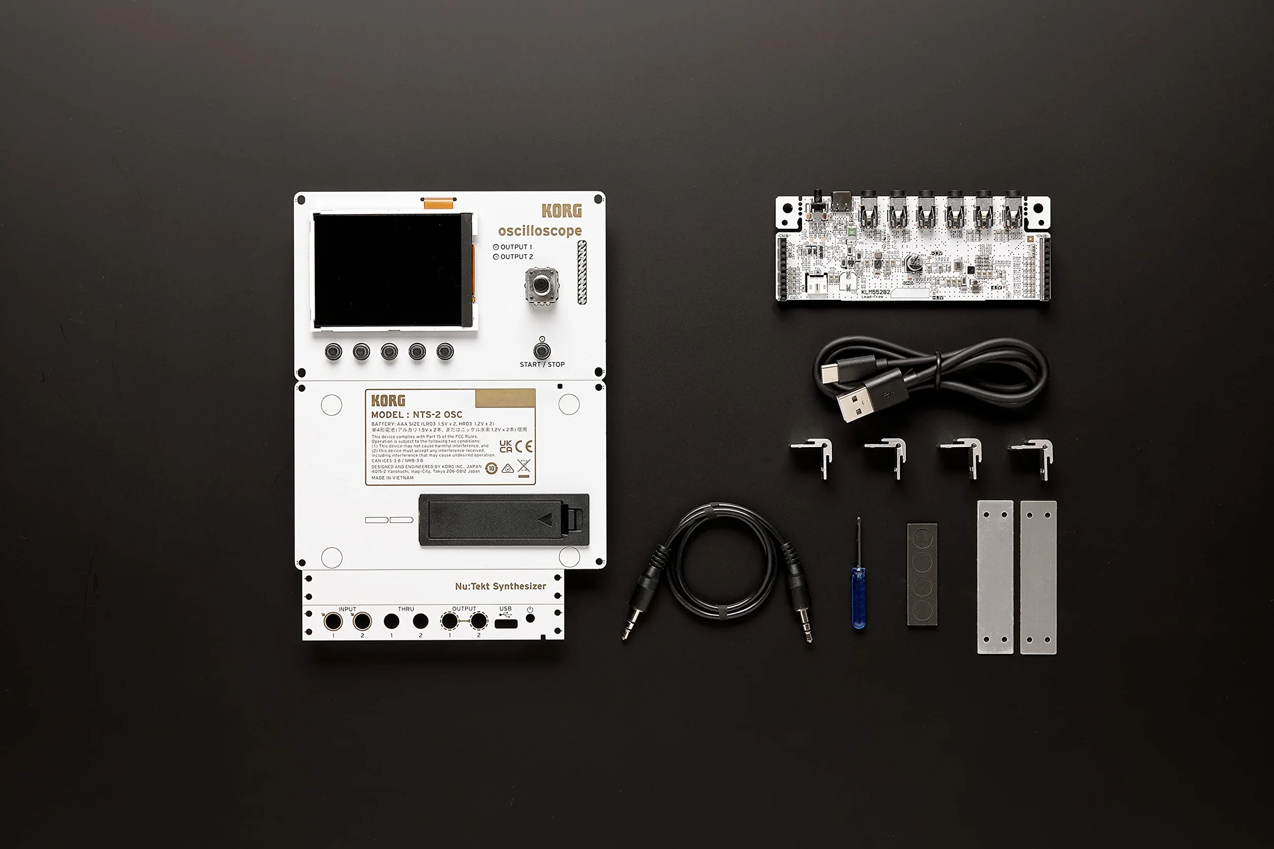 Korg Nu:Tekt NTS-2 Kit de sintetizador de osciloscopio