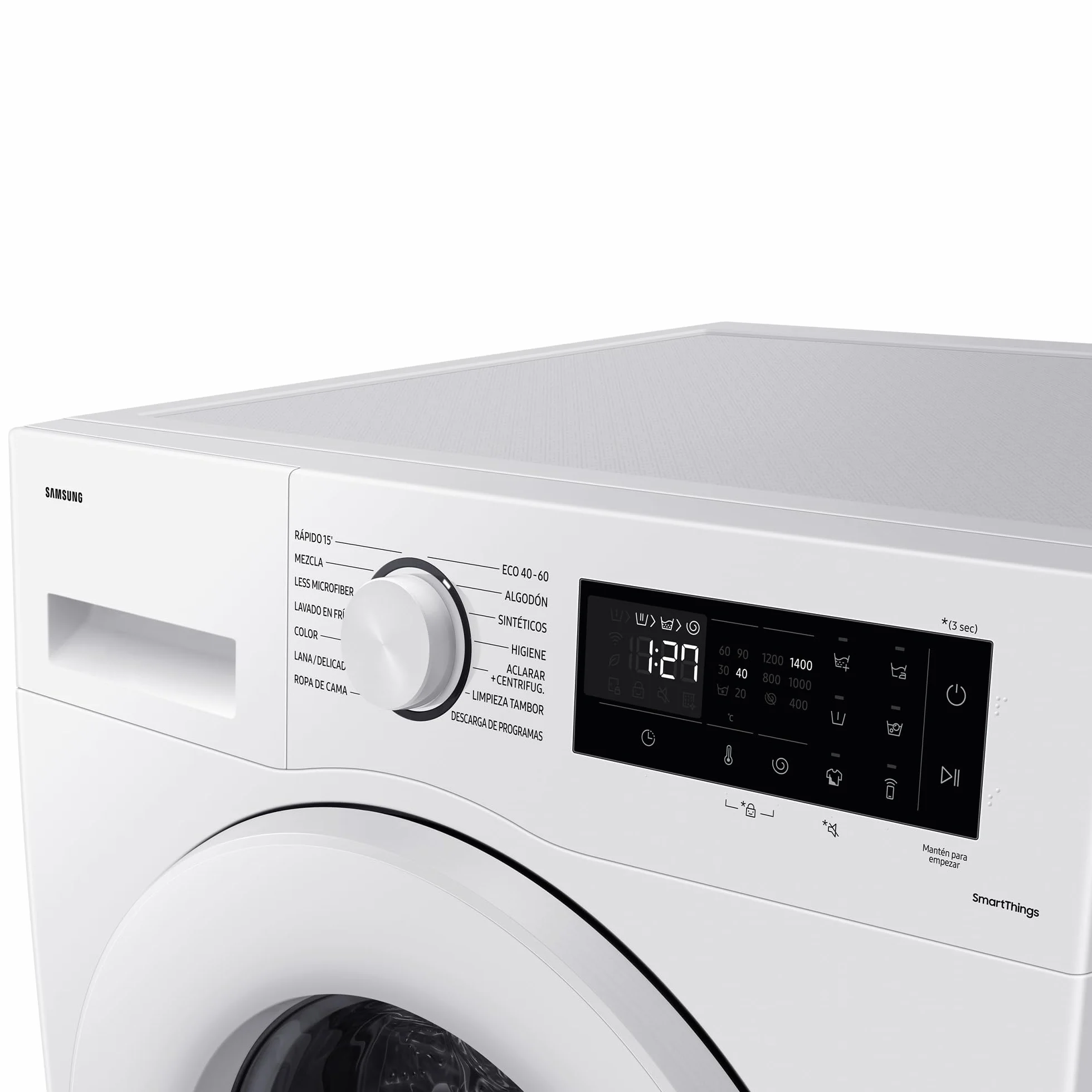 SAMSUNG WW90CGC04DTEEC Lavadora 9KG AI EcoBubble SmartThings Inteligencia Artificial Clase A Blanco
