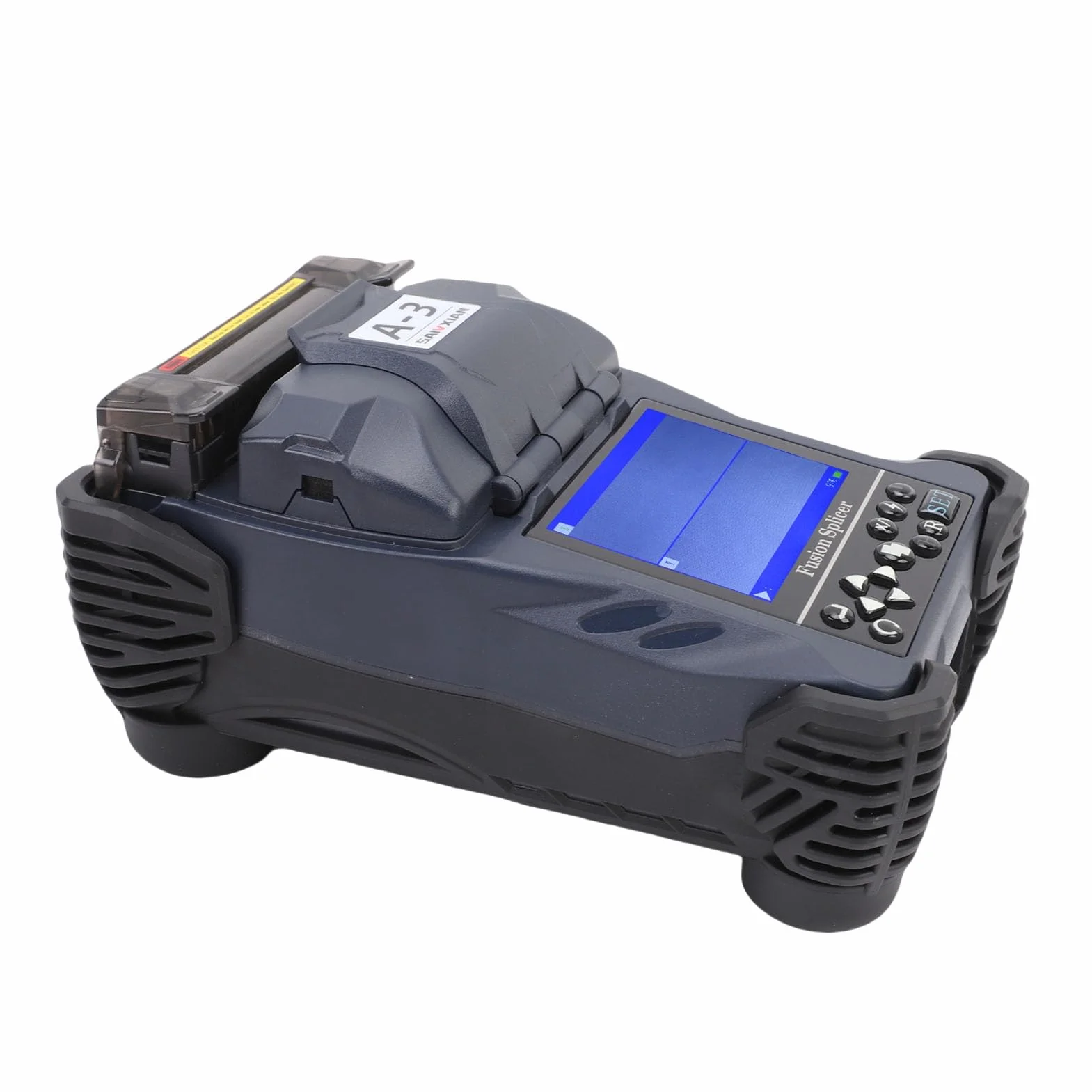 Akozon Máquina de Empalme Automática de Fibra óptica Fusión Enchufe UE