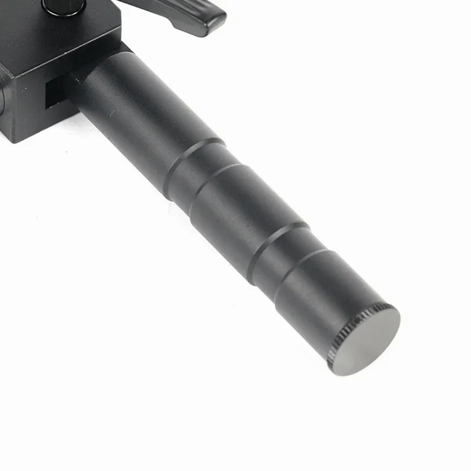 Soporte de etapas 25mm diámetro, brazo Metal ajustable varios ejes for microscopio estéreo Trinocular, cámara vídeo Industrial(Short)