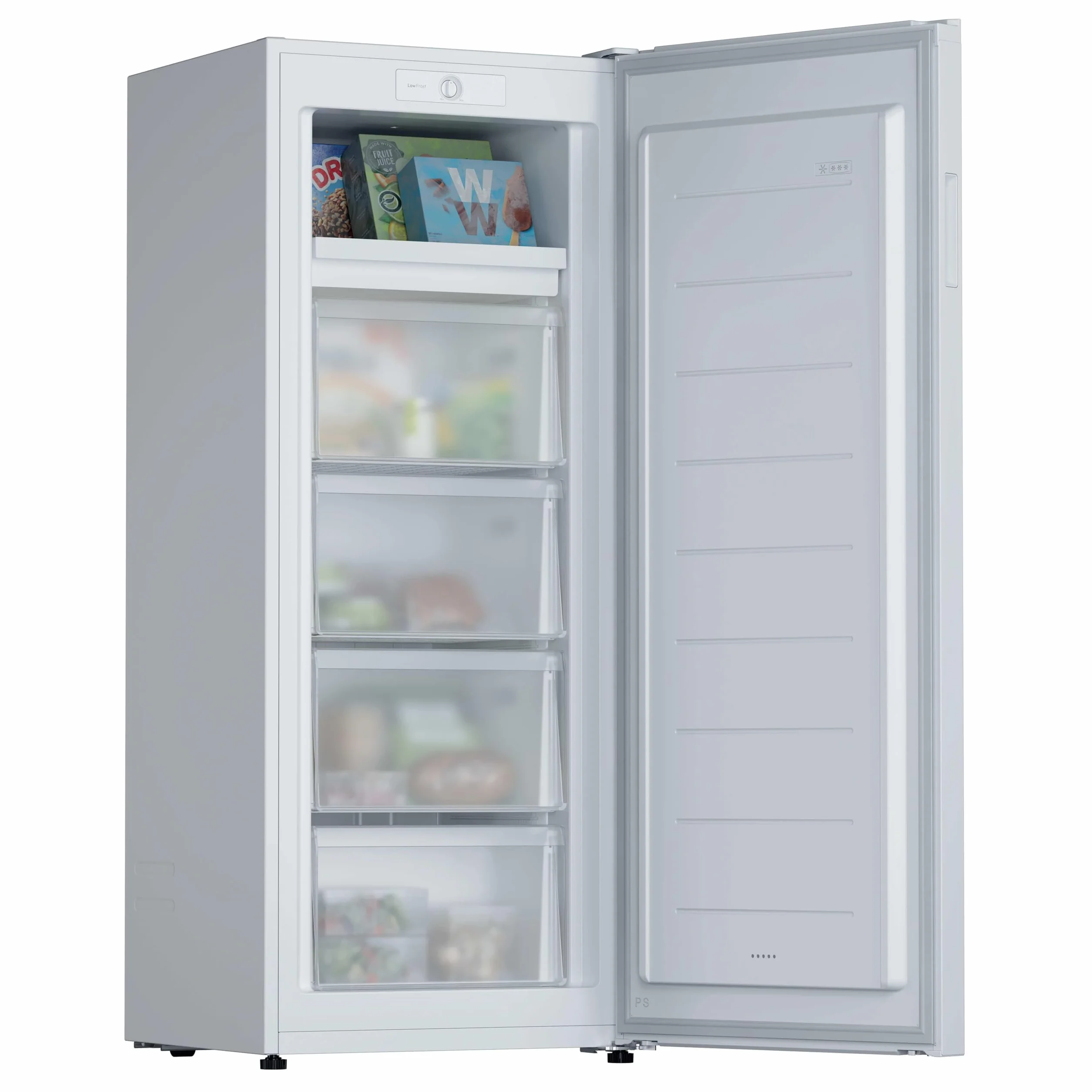 Candy Up Freezer 300 CNUQ2L513EW Congelador Vertical 55cm 169L 4 Cajones Blanco