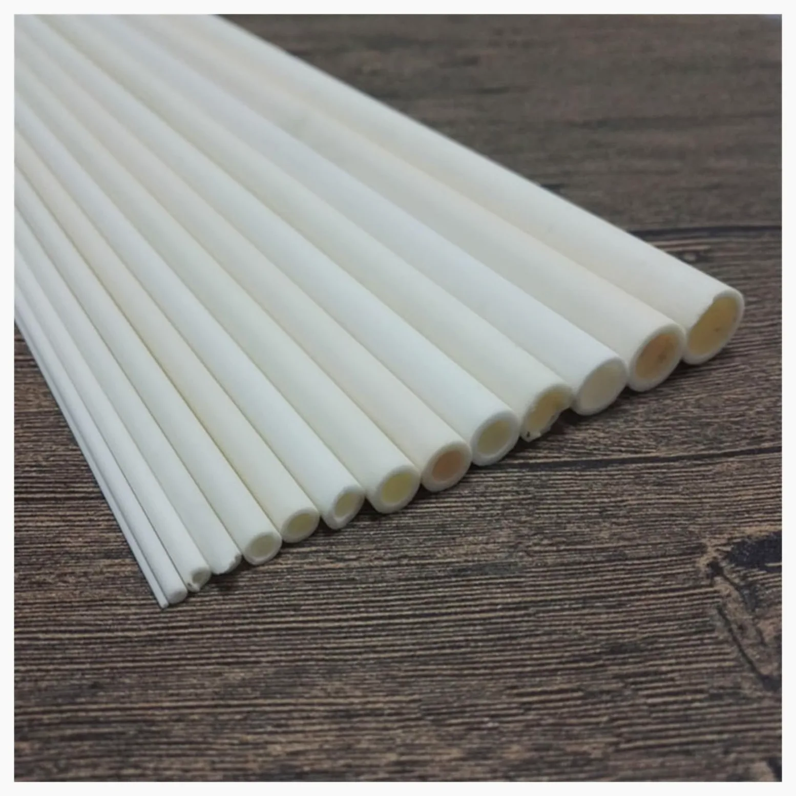 1 tubo de cerámica de desgaste de alta temperatura, diámetro interior hueco de 3,5 a 35 mm, tubo de combustión aislante de 200 mm de longitud (6 mm de diámetro interior x 10 mm de diámetro exterior)