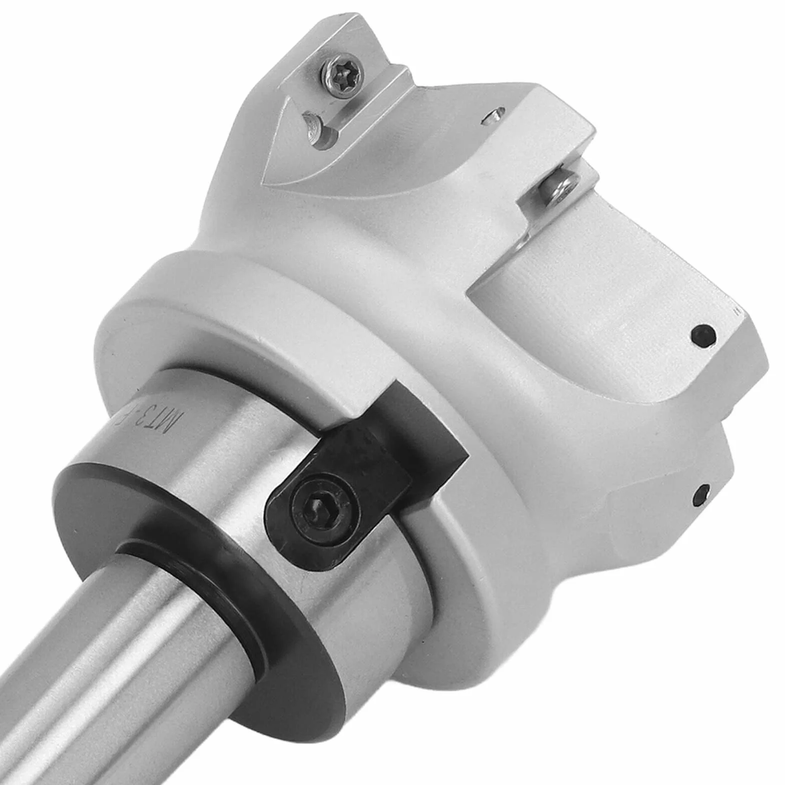 Juego de Portaherramientas de Fresado Frontal MT3 FMB27 con Cortador BAP 400R 80 27 6T e Insertos APMT1604 Material 40CR para Fresadoras CNC