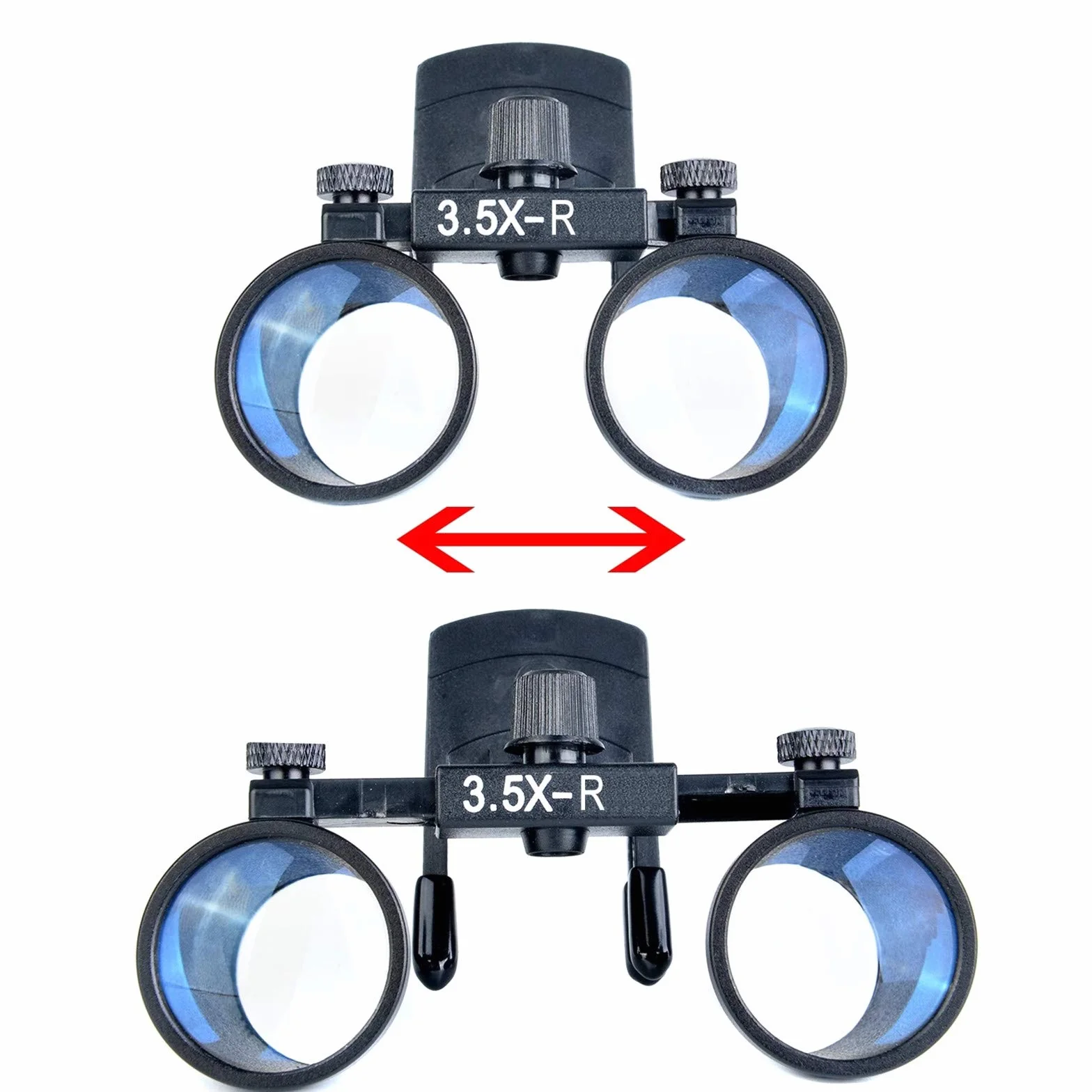 Lupa portátil con clip 3,5X-R para binoculares, lentes ópticos quirúrgicos DY-110