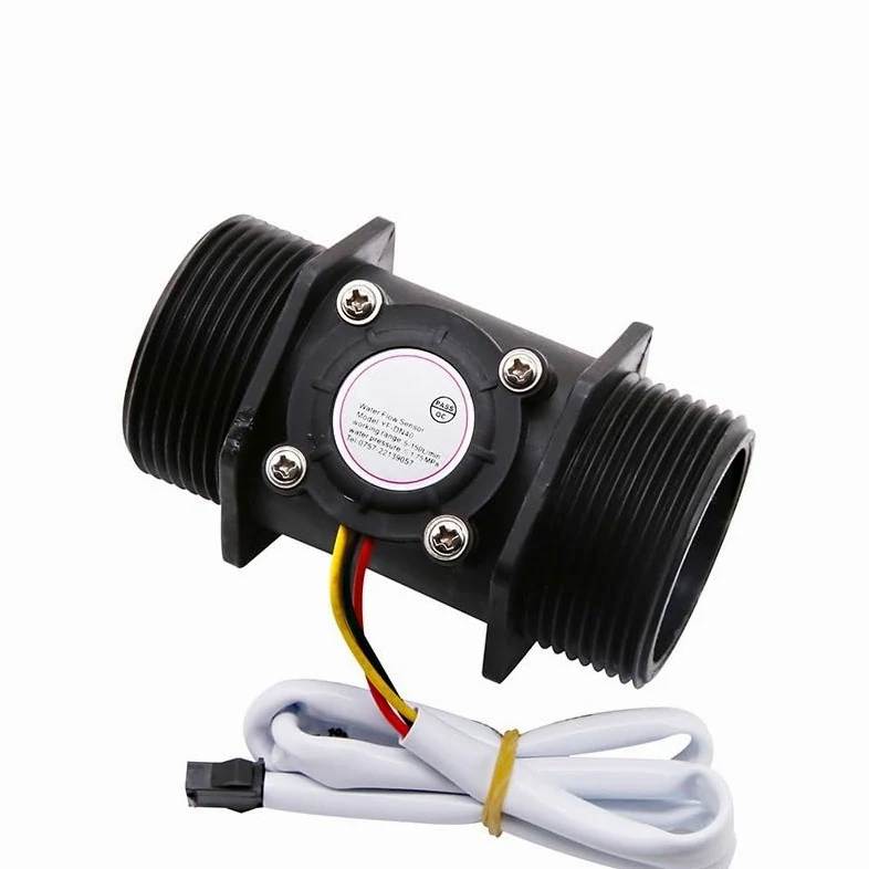 1/2 "3/4" 1 "1-1/2" 1-1/4 "Sensor de flujo de agua Sensor de flujo Hall medidor de flujo 1,75 MPa interruptor de Sensor de flujo de agua DC 3,5-24V | 1-1/4"