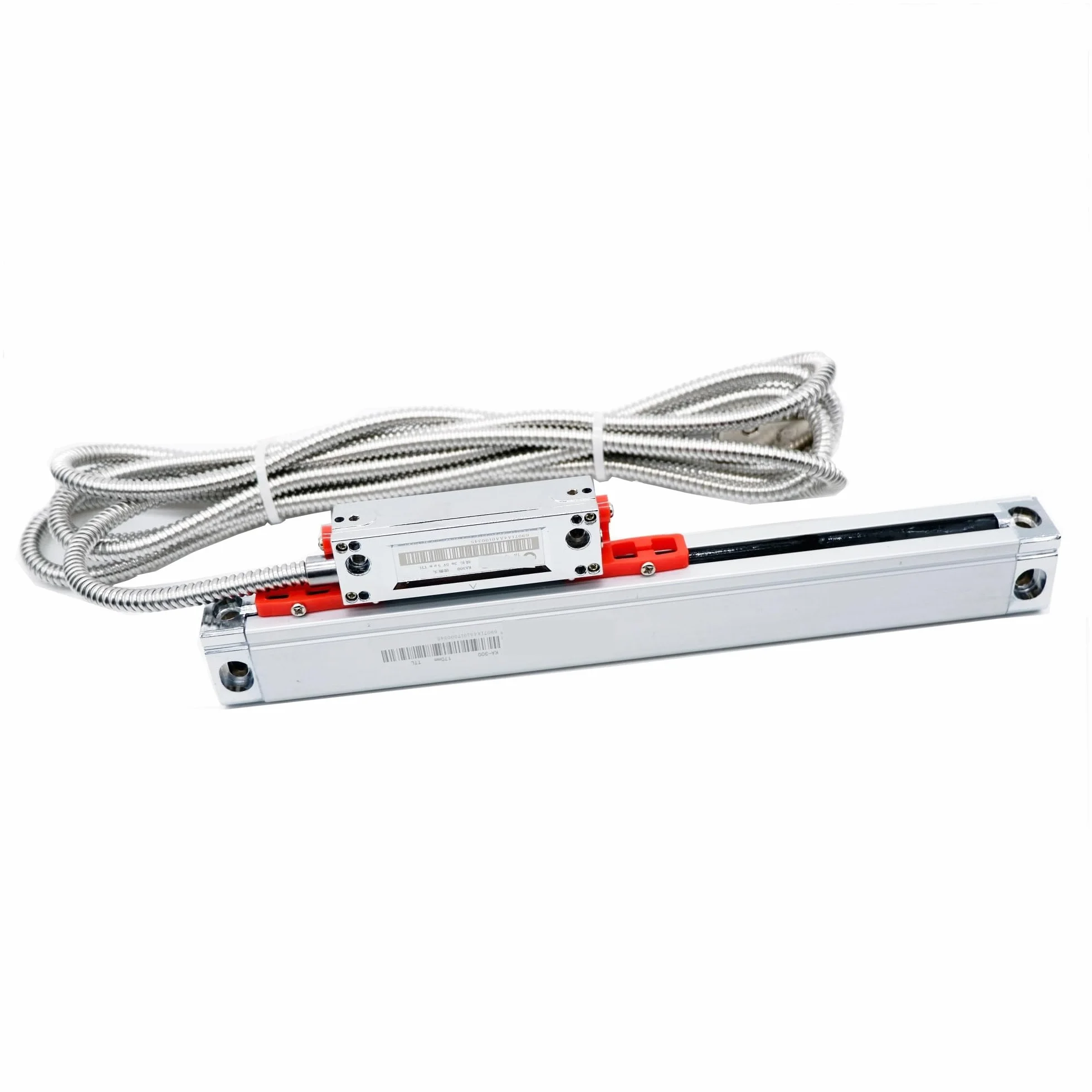Kit de codificador Lineal, Sensor de e de Vidrio Lineal 0,005 mm TTL 520 mm-1020 mm Regla codificadora óptica de Desplazamiento Lineal para fresadora(KA300-870mm)