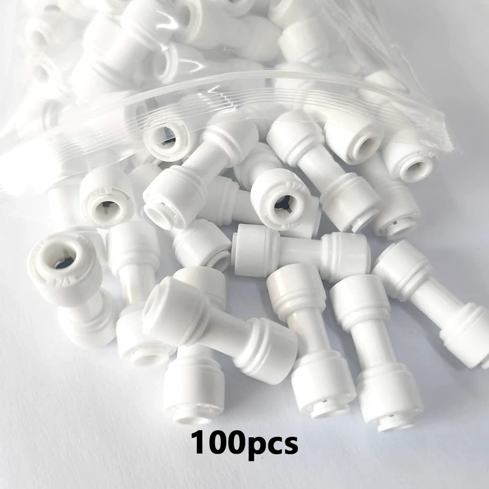 Malida Tubo de 1/4 "a 1/4" tubo recto ajuste a presión conexión rápida para RO sistema de agua