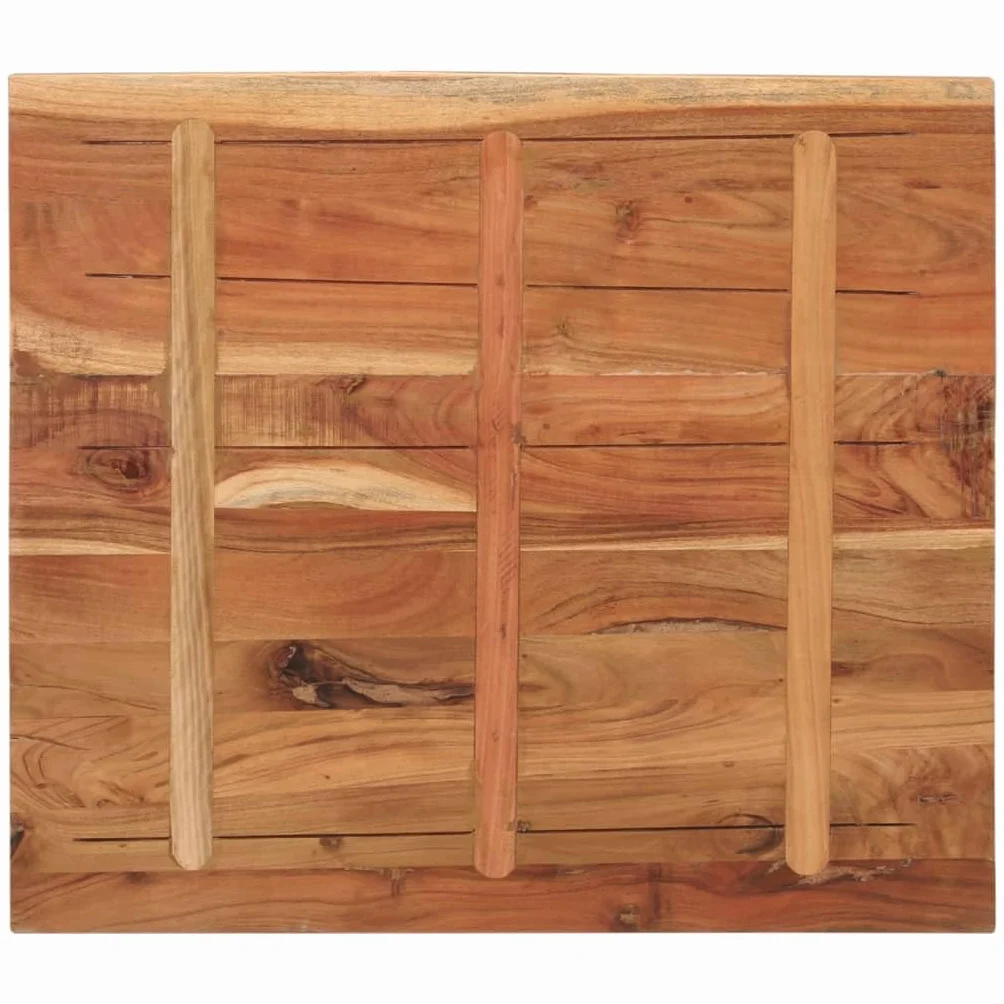vidaXL Tablero de Mesa Rectangular Madera Maciza Acacia 90x80x3,8 cm, Superficie de Mesa, Tablero de Mesa de Madera, Tablero de Mesa de Centro