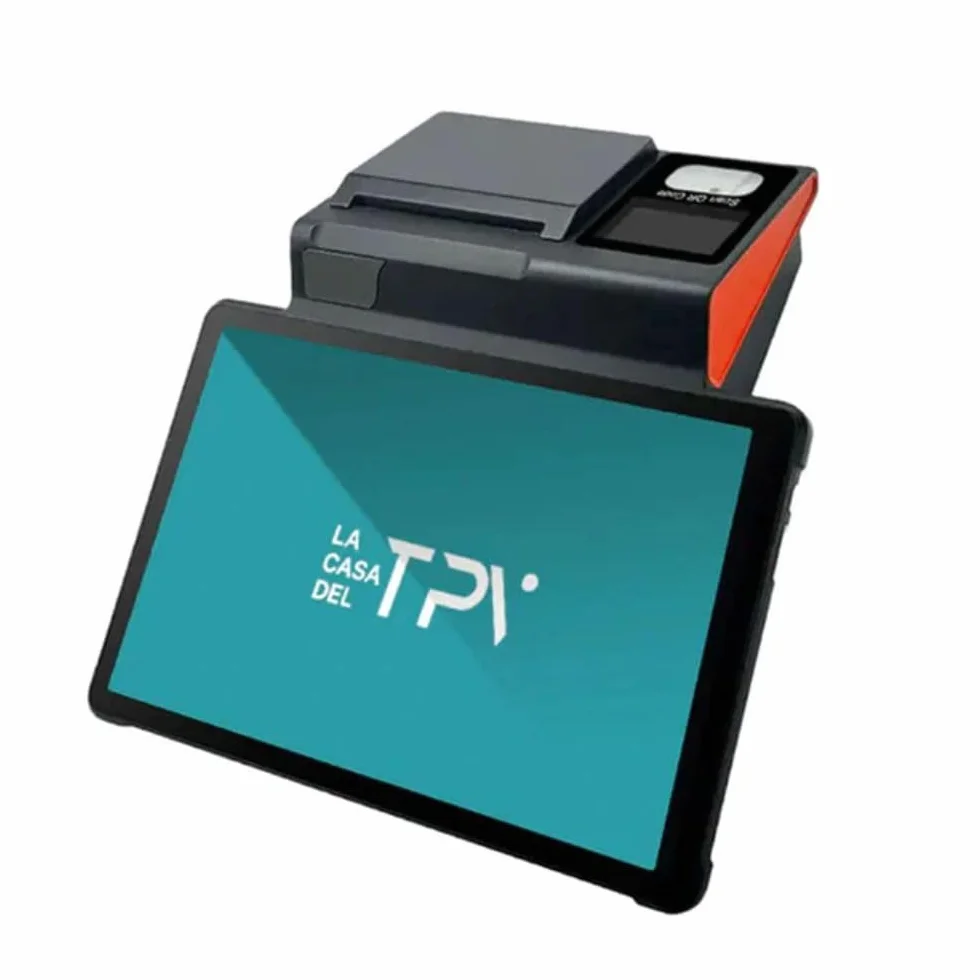 TPV Táctil NB11 - Android 13 - Pantalla Táctil 11" - Impresora Térmica 80mm Integrada - WiFi, Bluetooth y GMS - Software LOYVERSE Incluido para Hostelería y Comercio - Solución Portátil y Compacta