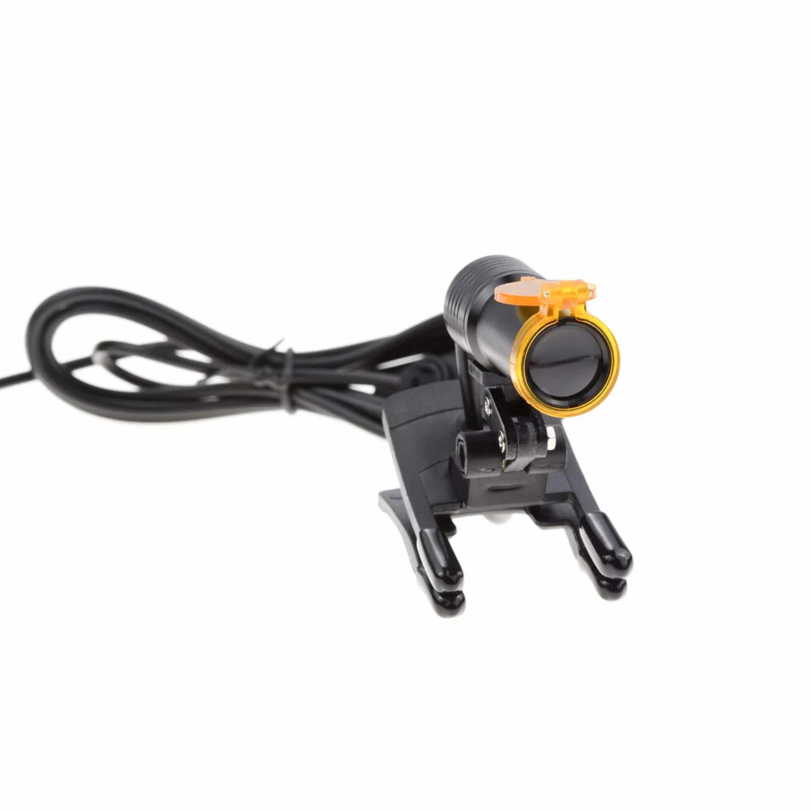 Aprodite 5W LED quirúrgico faro lámpara montada en lupas para laboratorio lupa DY-007 Plactis Clip (azul)