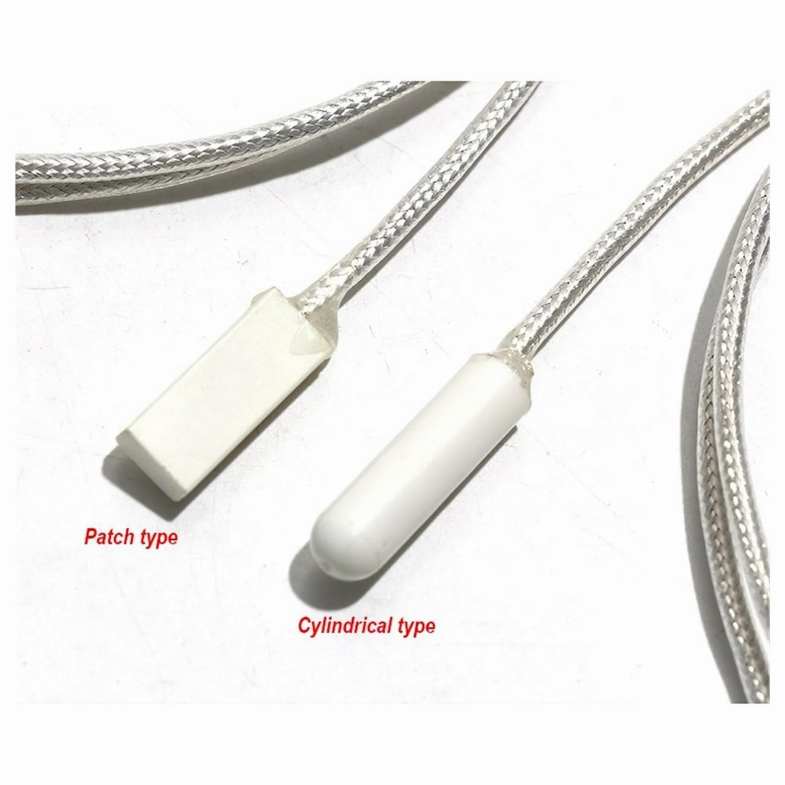 Termopar tipo K, Sensor de temperatura resistencia PT100 con aislamiento Sonda cilíndrica/tipo parche Opciones longitud cable 1 M a 5-60 ~ 180 ℃(Cylindrical,Cable length 5M)