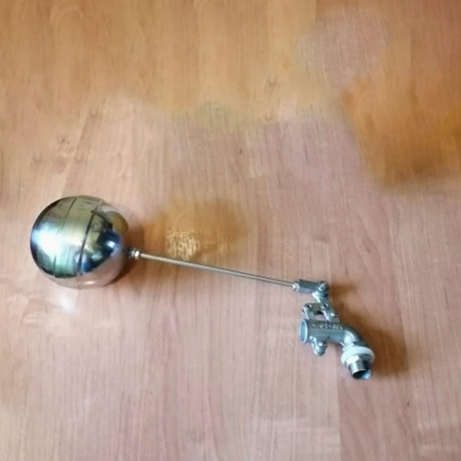 Válvula de Flotador de Bola, Válvula de Flotador Ajustable de Acero Inoxidable for Tanque de Agua, Codo Curvo, válvula de Bola Flotante, Cisterna de Flujo(1")