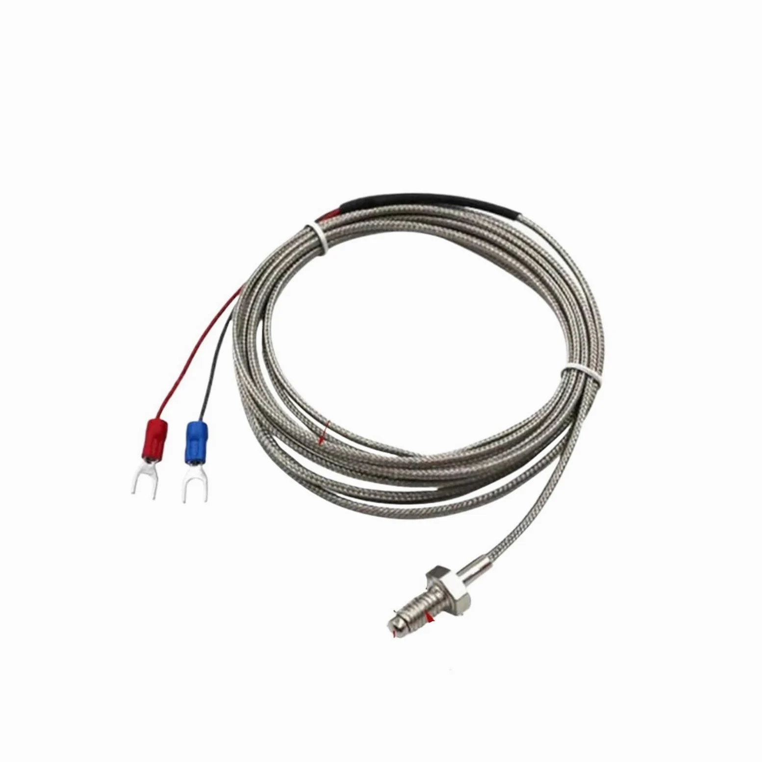 Termopar tipo K, Termopar tipo K con rosca M6, sensor de temperatura/sonda temperatura for termostato(Wire 4m)