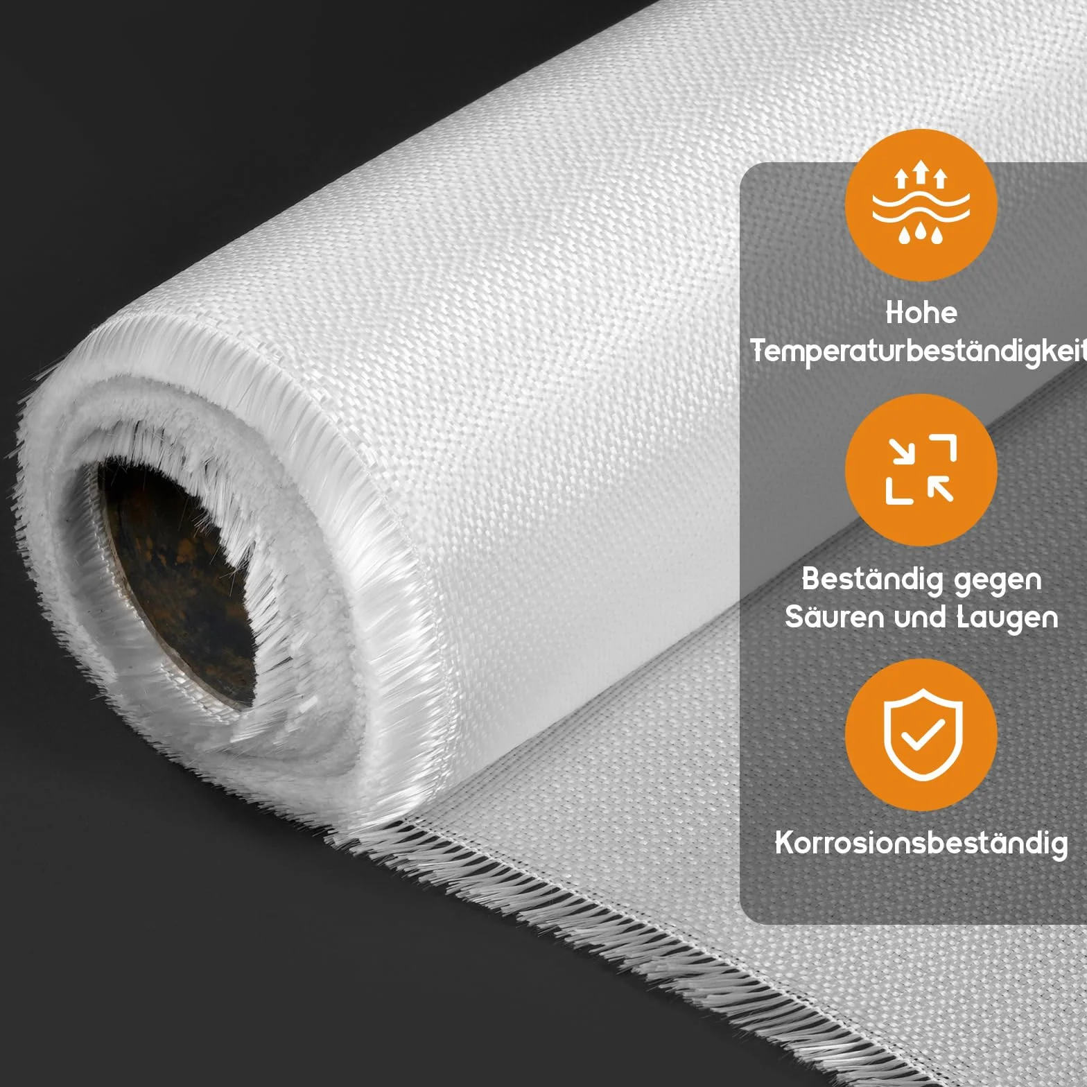 MYOYAY Papel pintado de fibra de vidrio para resina epoxi y poliéster para refuerzo, 10 m x 1 m, tejido de fibra de vidrio universal, tejido de fibra de vidrio, fibra de vidrio, laminado reforzado