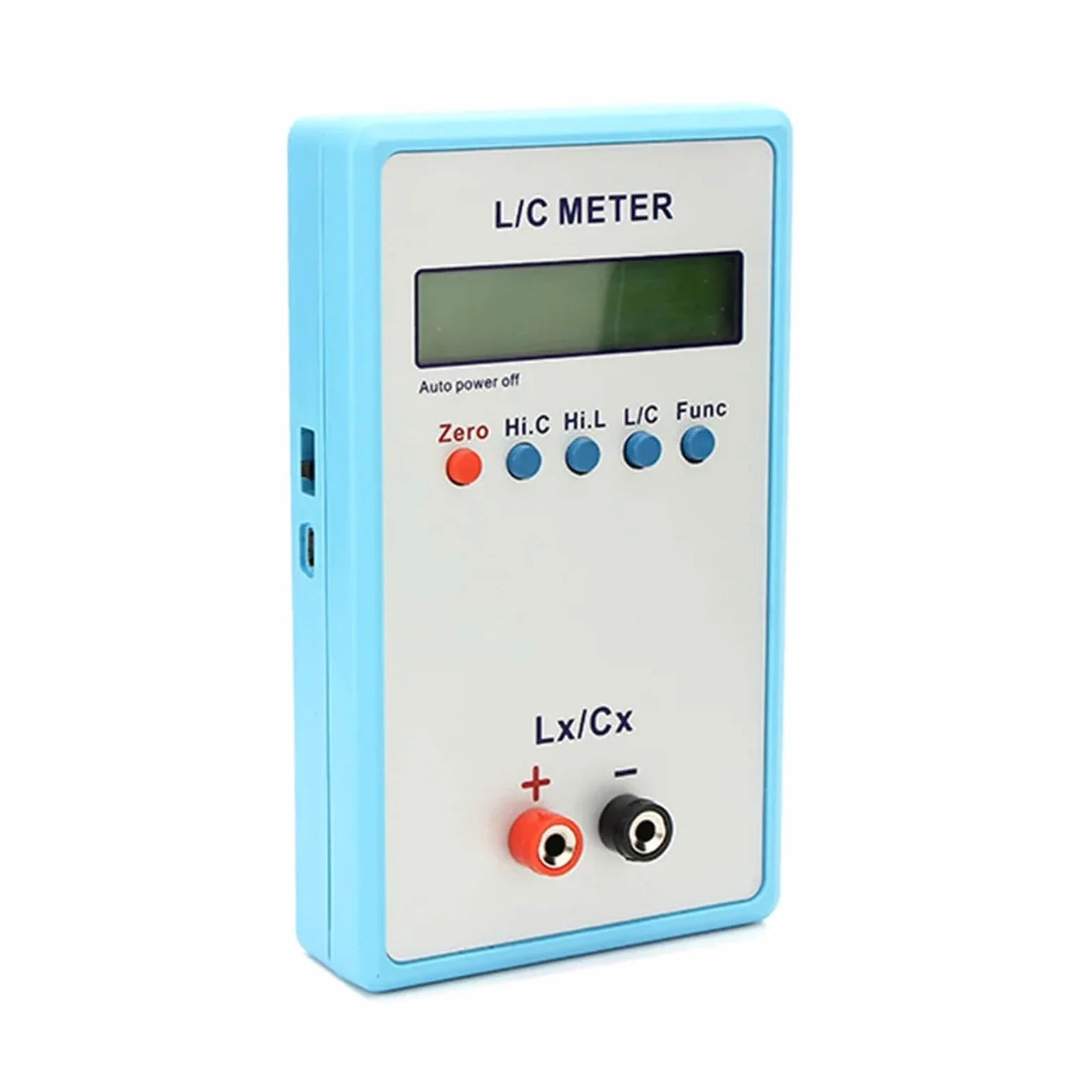 Medidor LCR, Medidor de capacitancia e inductancia portátil LC200A Puente digital Pantalla LCD retroiluminada LCR Probador