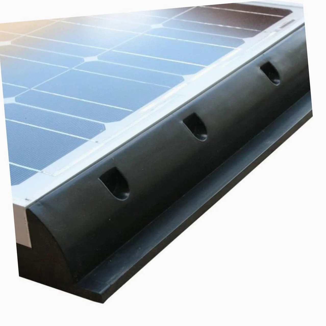 TOYANDONA 2piezas Montaje Solar Para Paneles Solares Soporte De Abs Para Techo De Barcos Caravanas y Autocaravanas Estructura Montada Para Paneles Solares