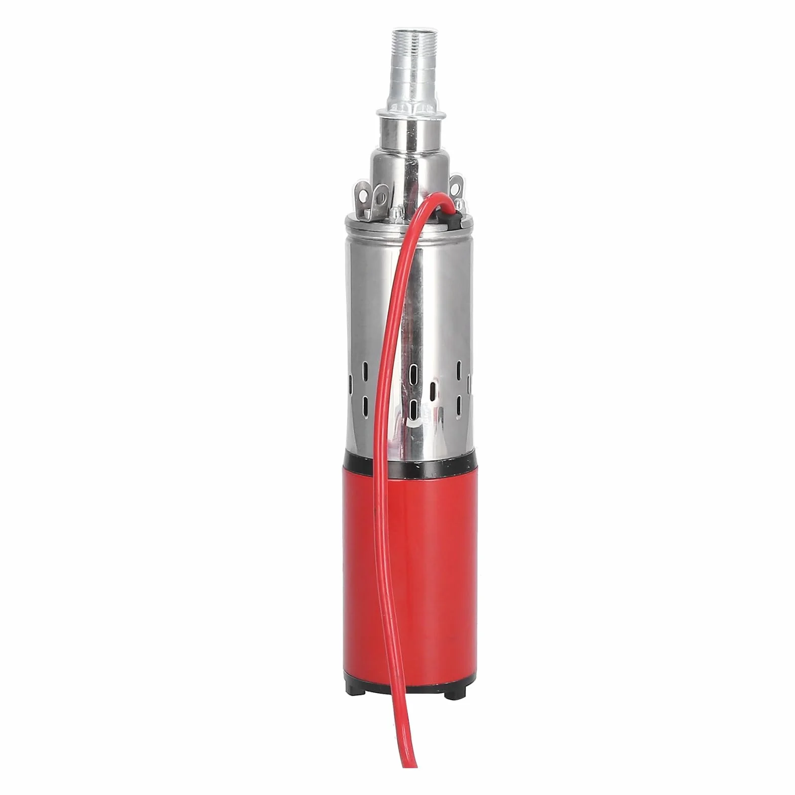 Bomba De Agua Solar DC12V / 10A Bomba De Pozo Profundo Bomba Sumergible De Tornillo De Alta Elevación Para Barco De Pesca Estanque De Peces Irrigación Agrícola