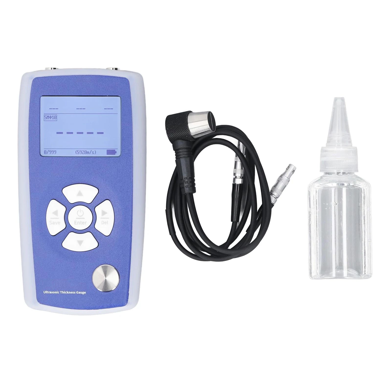 Fabater Dispositivo de Medición de Espesor de Plástico Metálico 1-320 Mm Rango, Conmutación de Refuerzo Automático para Técnicos