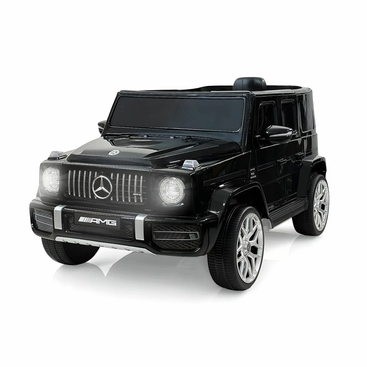 Mobiclinic Mercedes Benz AMG G63 Coche Eléctrico para Niños 12V Control Remoto y Pedal Todoterreno