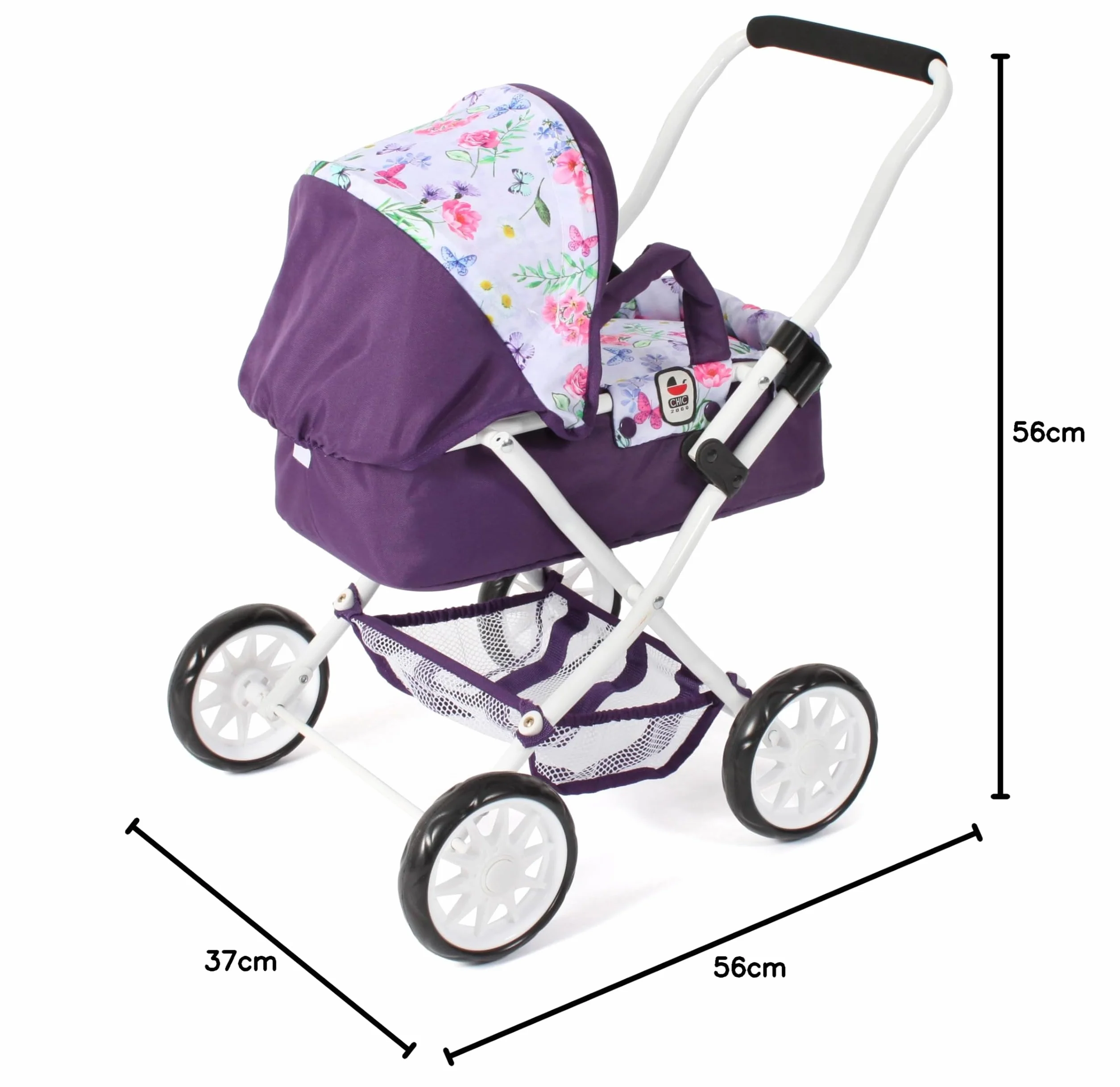 Bayer Chic 2000 Cochecito de muñecas Smarty para niños a Partir de 2 años Lila