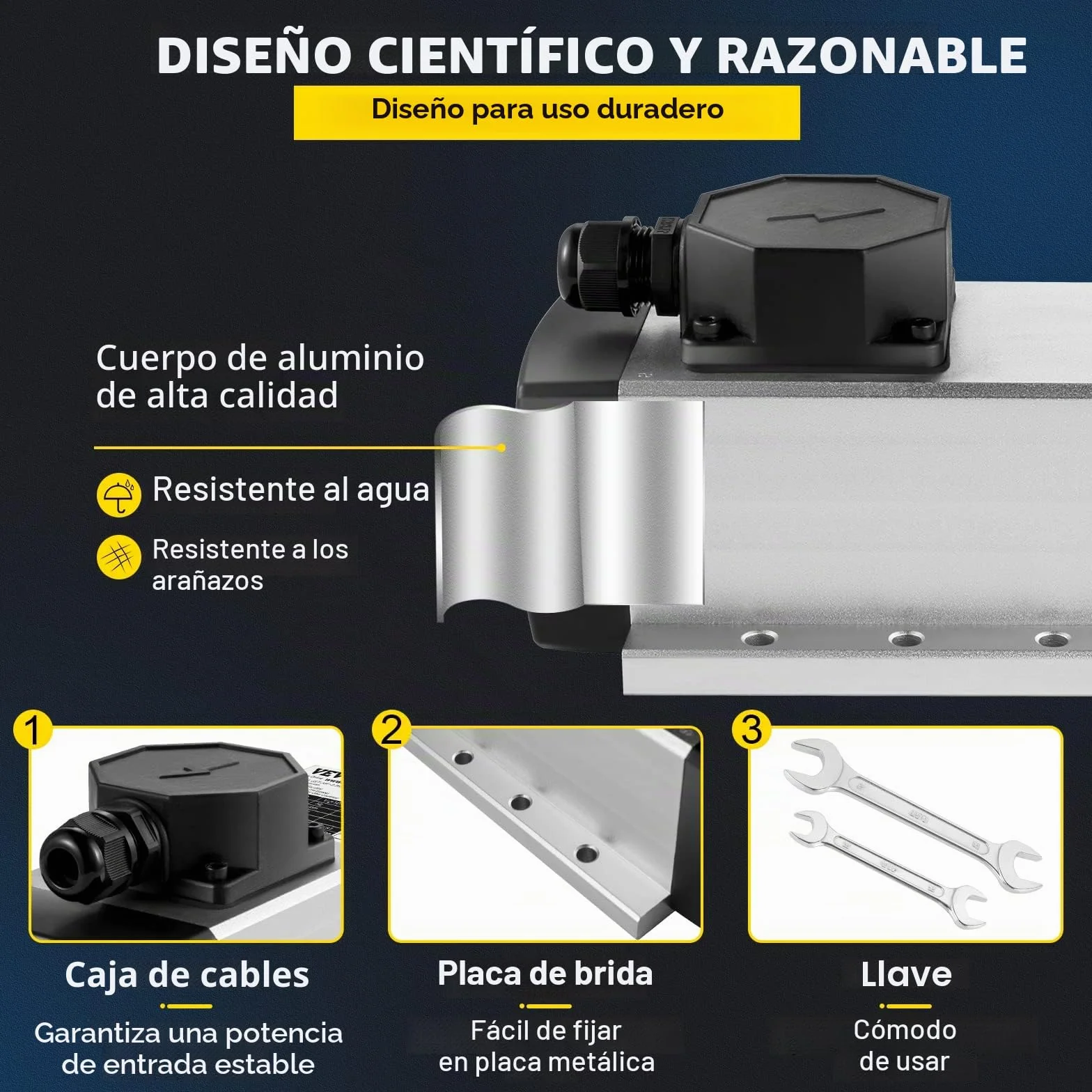 VEVOR Motor de Husillo Refrigerado 2,2 kW 24000 rpm Motor Refrigerado por Aire ER20 Motor de Husillo Cuadrado Refrigerado para Máquinas de Grabado o Variador de Frecuencia y Materiales de Aplicación