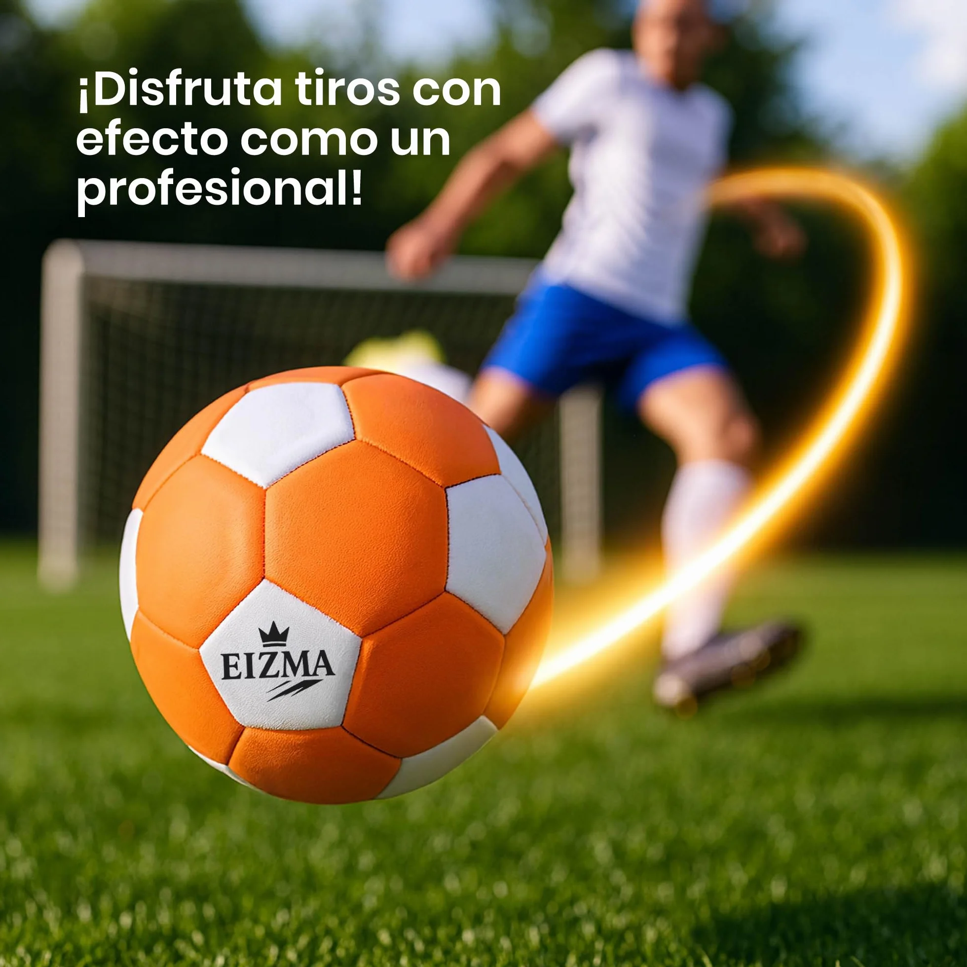 Balón de fútbol con Efecto Curva para niños, Espuma EVA, Suave, Ideal para Principiantes