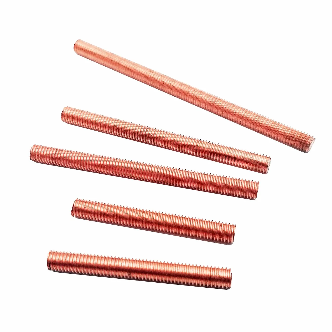 Pernos roscados de cobre M8 x 50 mm varillas roscadas Cu-ETP 2 unidades