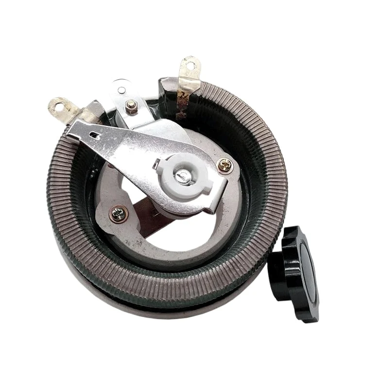 Reóstato BC1 de Alta Potencia 300 W, R máx. 50 ohmios, Resistencia Alambre bobinado Variable rotativa, Forma Disco, Ajustable, reóstato Deslizante