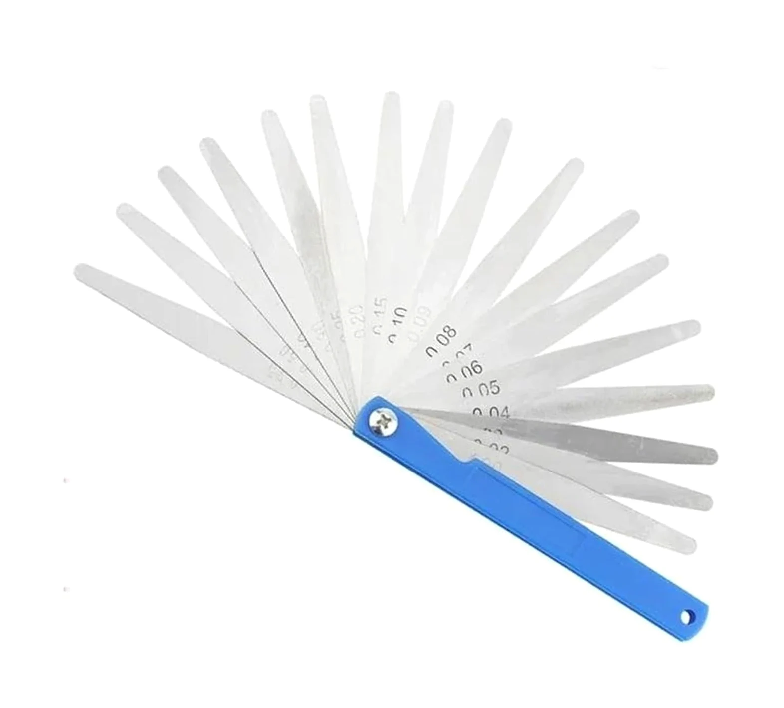 Medidor de espesores/relleno, Juego de calibre espesor galga espesores 0,04-1,00 mm Paquete 3/5/10 piezas(B,10pcs)