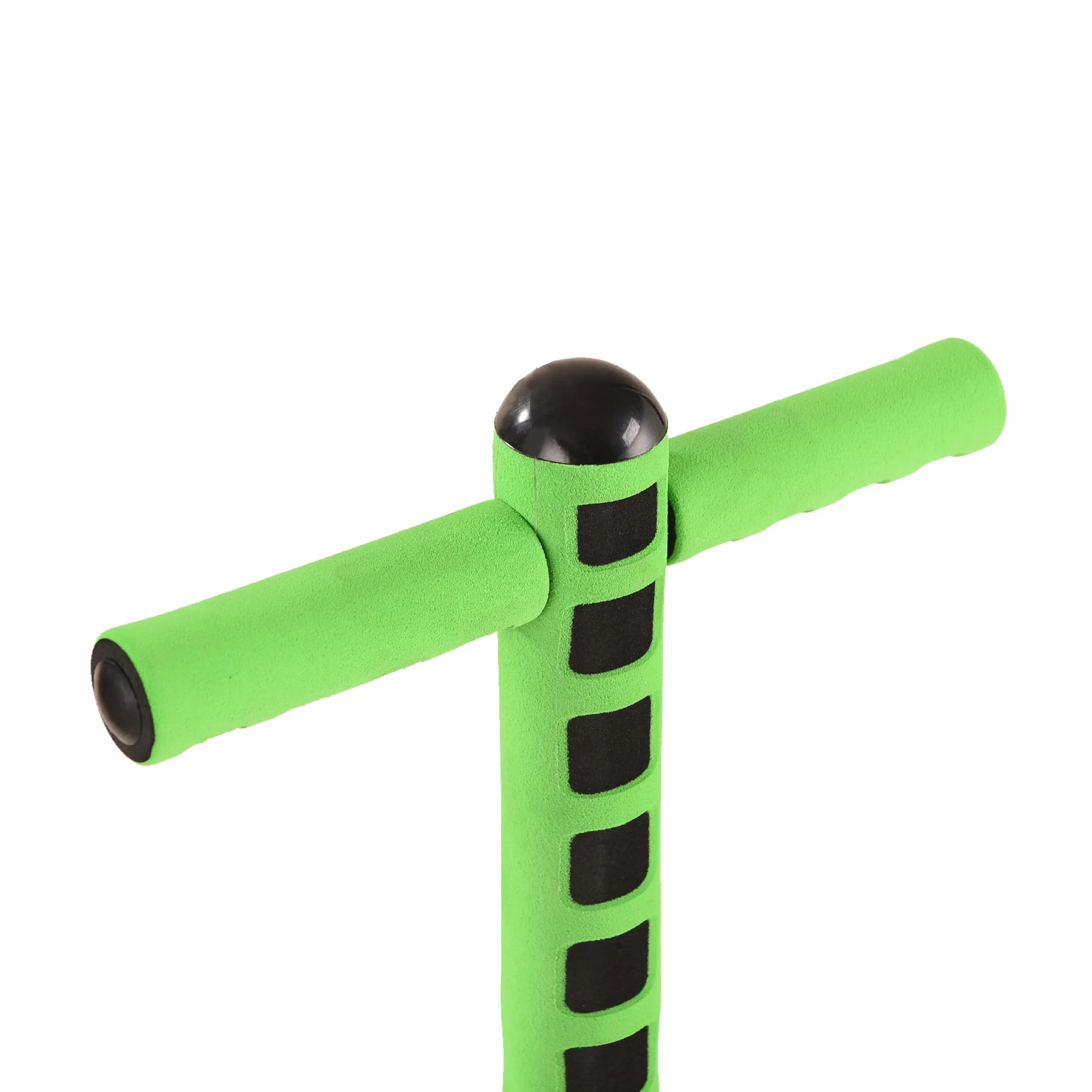 Relaxdays Pogo Stick para niños hasta 35 kg, Acolchado, Antideslizante, Acero, Azul y Verde