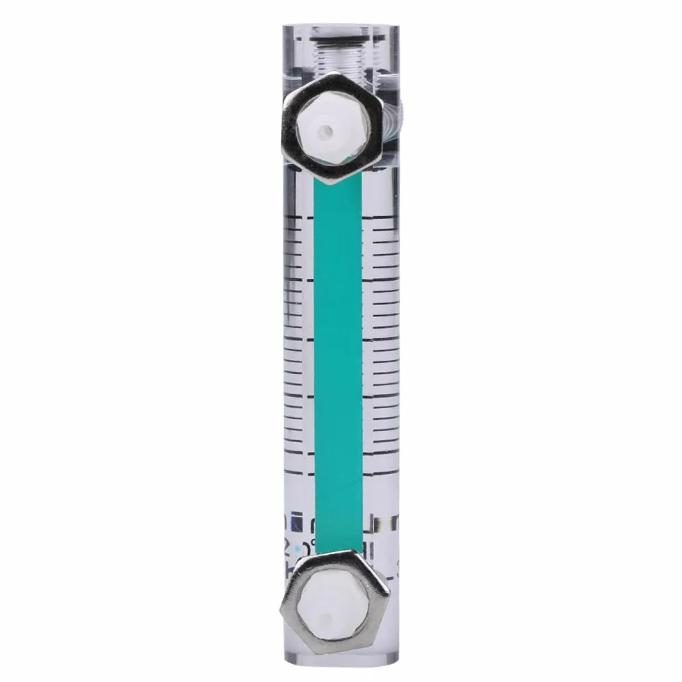 Medidor de flujo de gas oxígeno y aire, 2.5-25LPM, 8 mm, con válvula de control