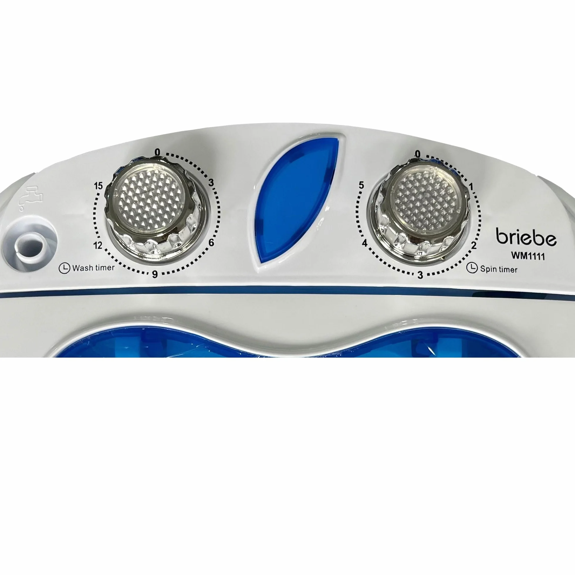 briebe Camp Mini Lavadora Portátil con Centrifugado 3kg Carga Superior Bajo Consumo