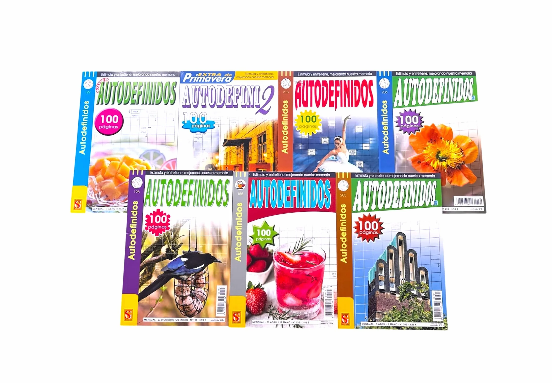 Autodefinidos Variados Pack 4 Libros Surtidos Entretenimiento Desafío Adultos Edición Actualizada