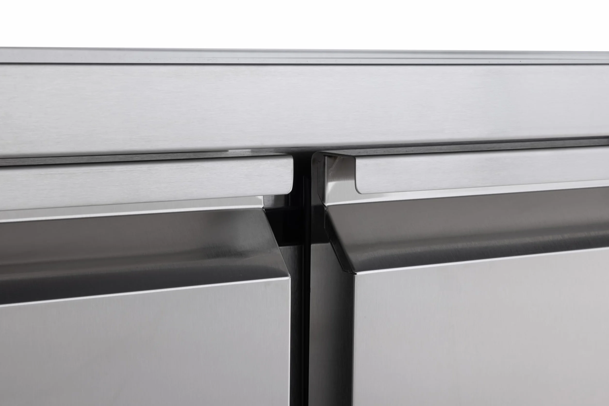METRO Professional Mesa congeladora GCF3100BS, Acero Inoxidable, 334 L, 600 W, 3 Puertas, Plateada, Ideal para restaurantes (M)