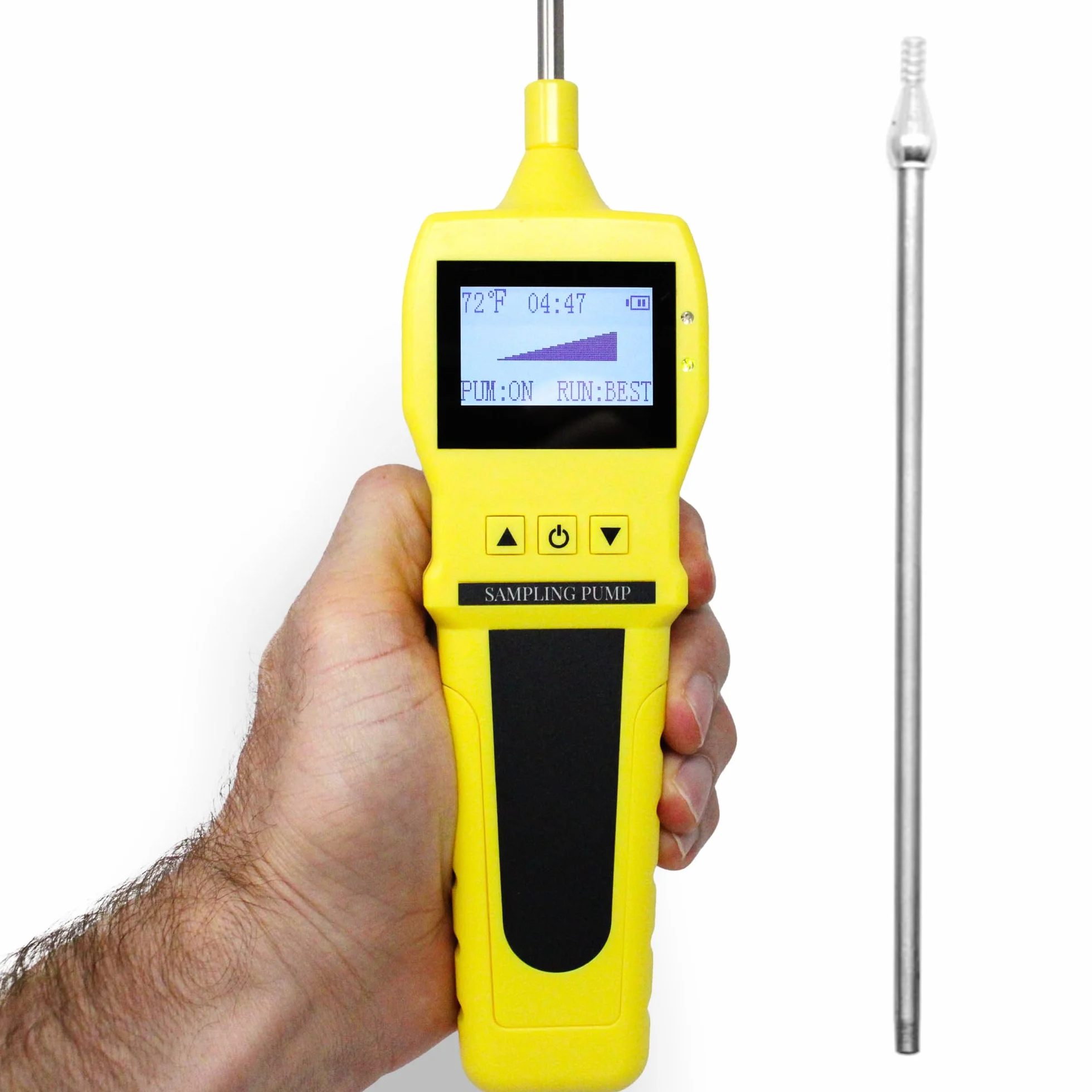 Forensics Bomba de muestreo de Gas | 1500Mah batería de Iones de Litio con Recarga USB