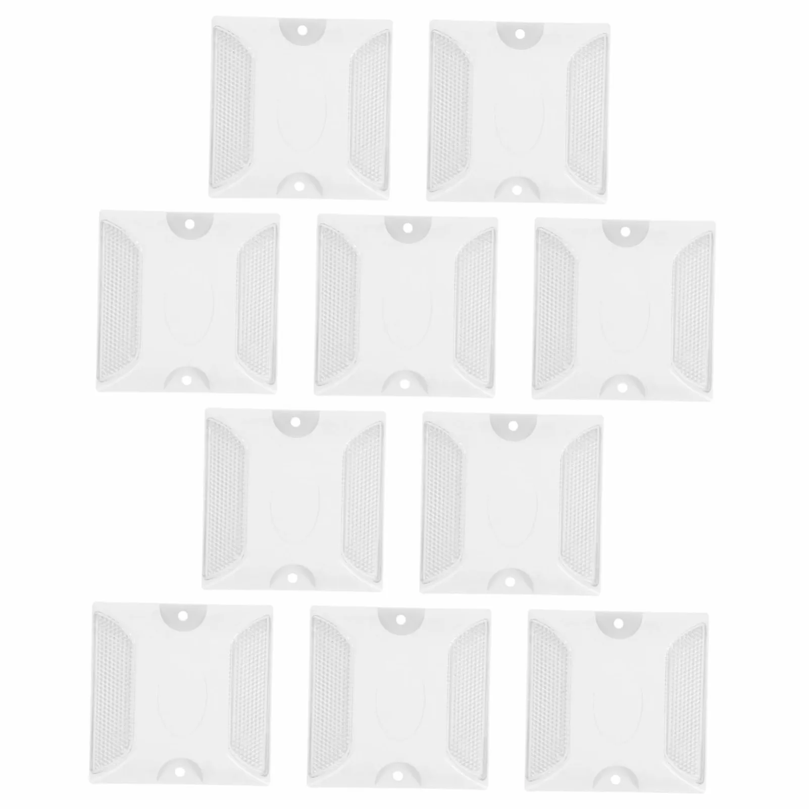 iplusmile 3 series Reflectores De Carretera Marcadores Reflectantes Para Garajes Marcadores De Entrada Reflectores De Alta Visibilidad Para Cruces 10 piezas x 3