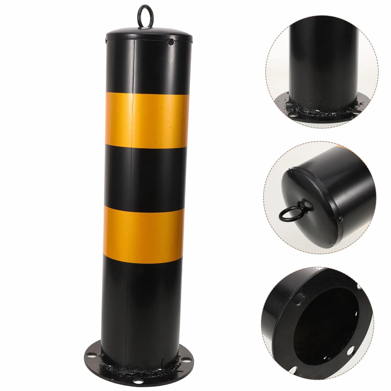 PRETYZOOM Columna de Advertencia Inoxidable Alta Poste de Seguridad para Aparcamiento