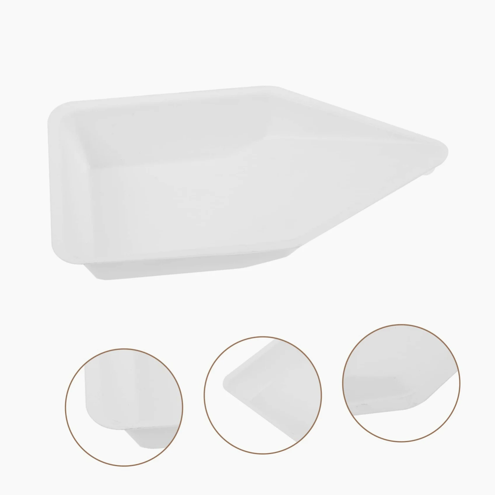 iplusmile 100piezas Bandejas De Pesaje De Plástico Antiestáticas Para Laboratorio Diseño Flexible y Fácil Vertido Para Balanzas y Análisis De Humedad