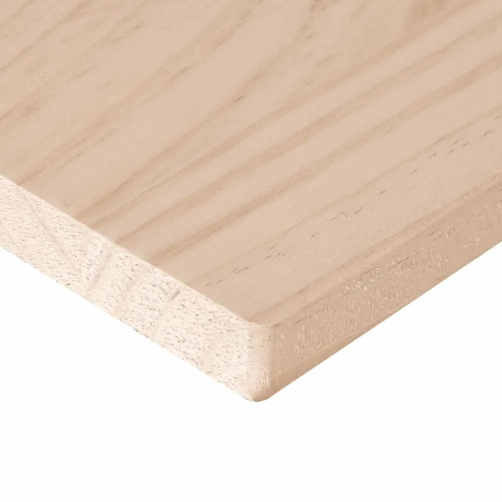 vidaXL Tablero de Mesa Rectangular Madera Maciza Pino 100x50x1,7 cm